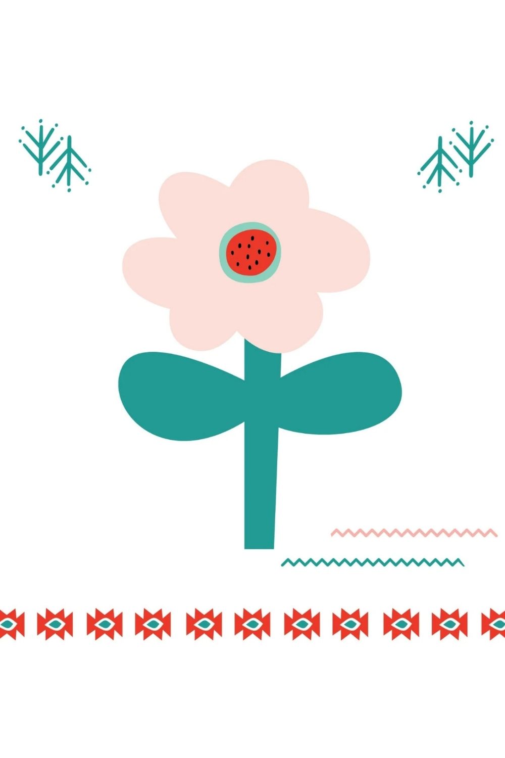 Big Flower Pembe Yıkanabilir Bebek & Çocuk Halısı – 120 X 160 Cm - 5