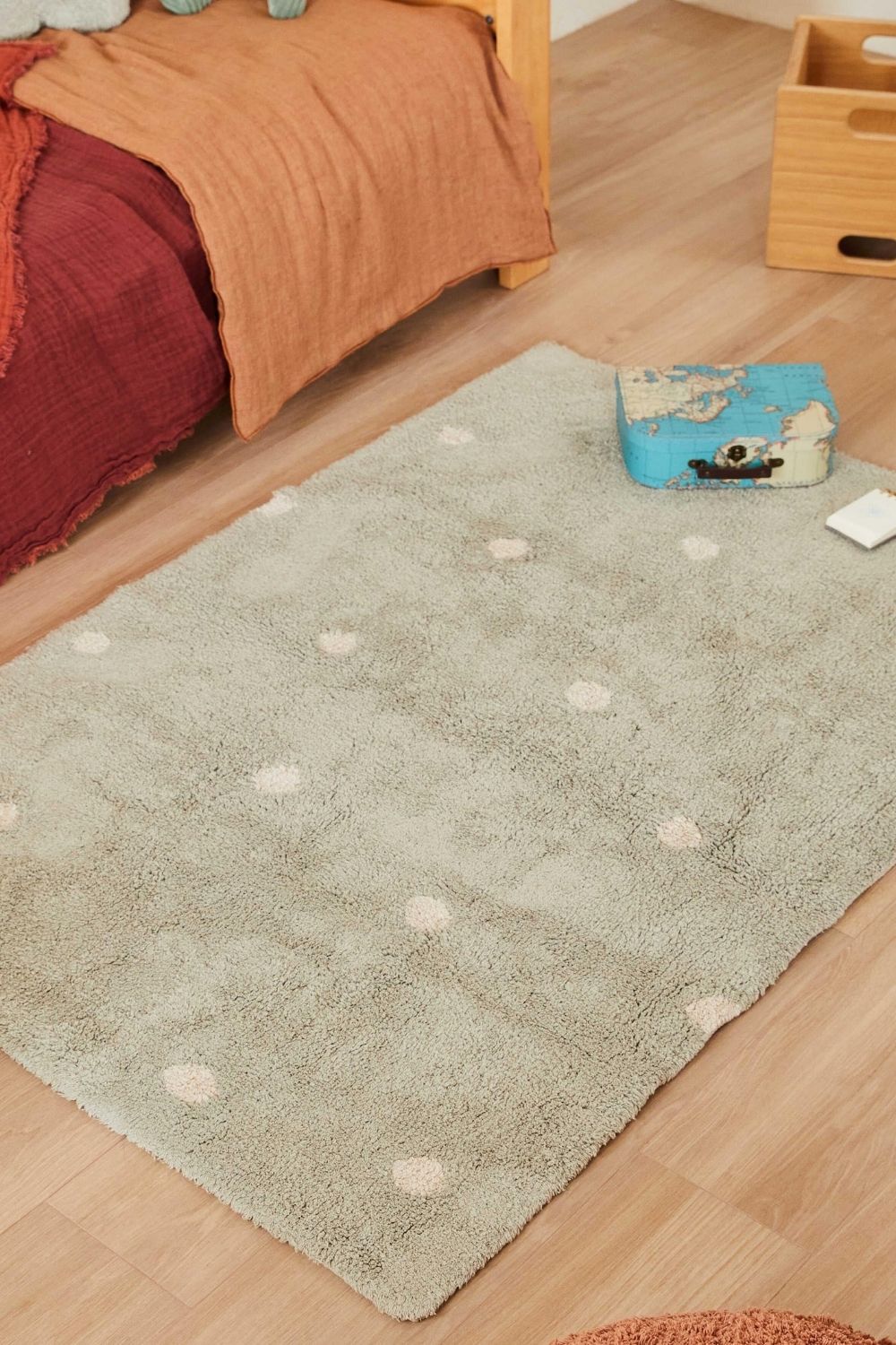 Halı, Mini Dot Blue Sage - 3