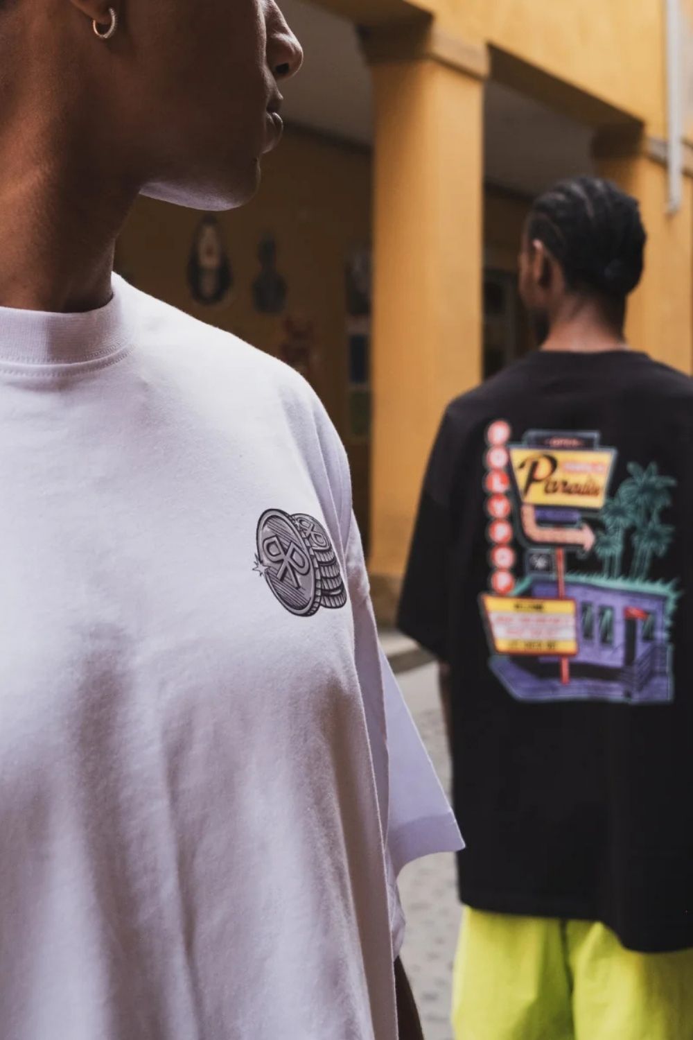 Portal To Paradise Siyah Unisex T-Shirt - 4