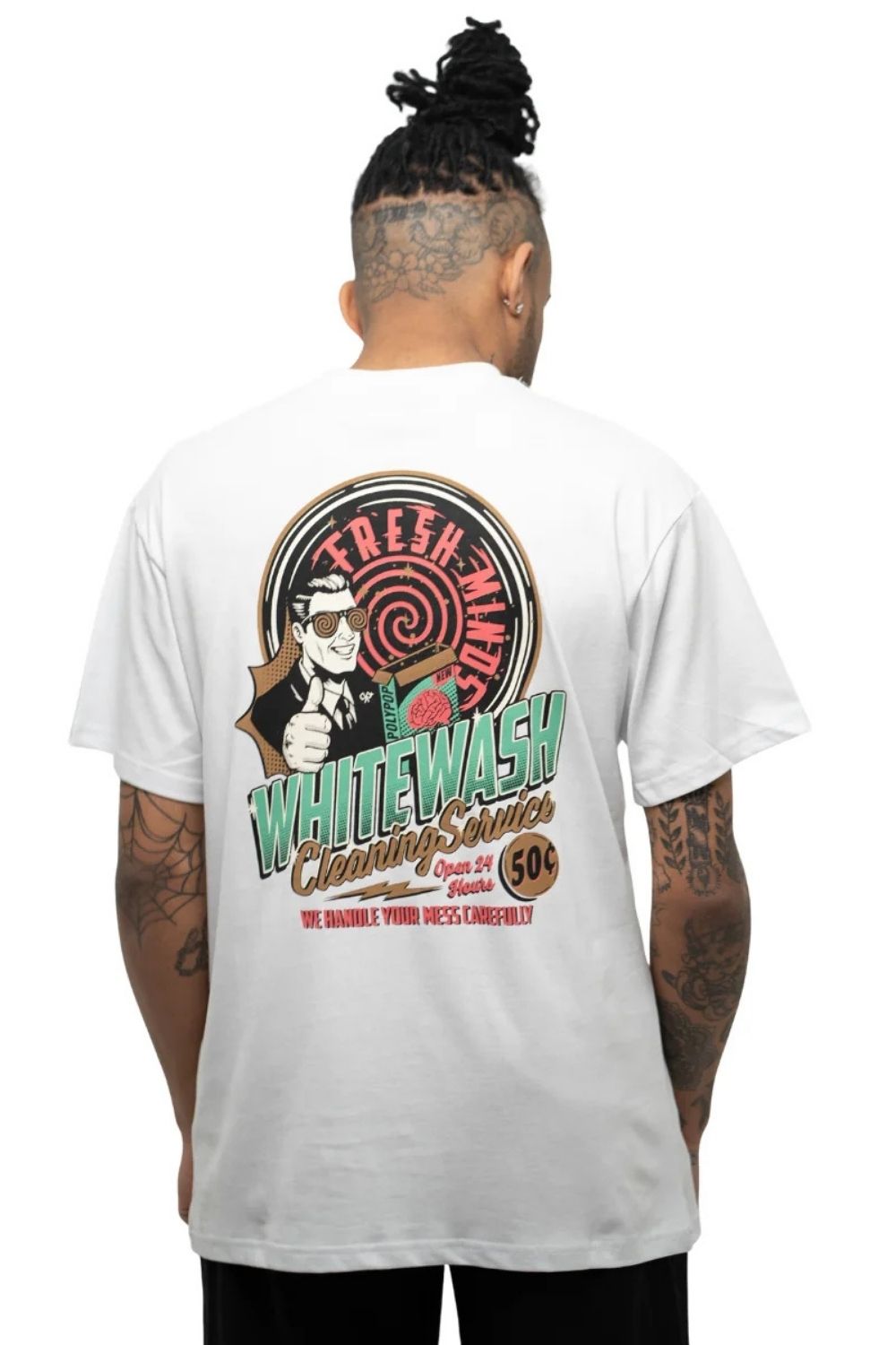 Whitewash Regular Fit Beyaz T-Shirt - 0