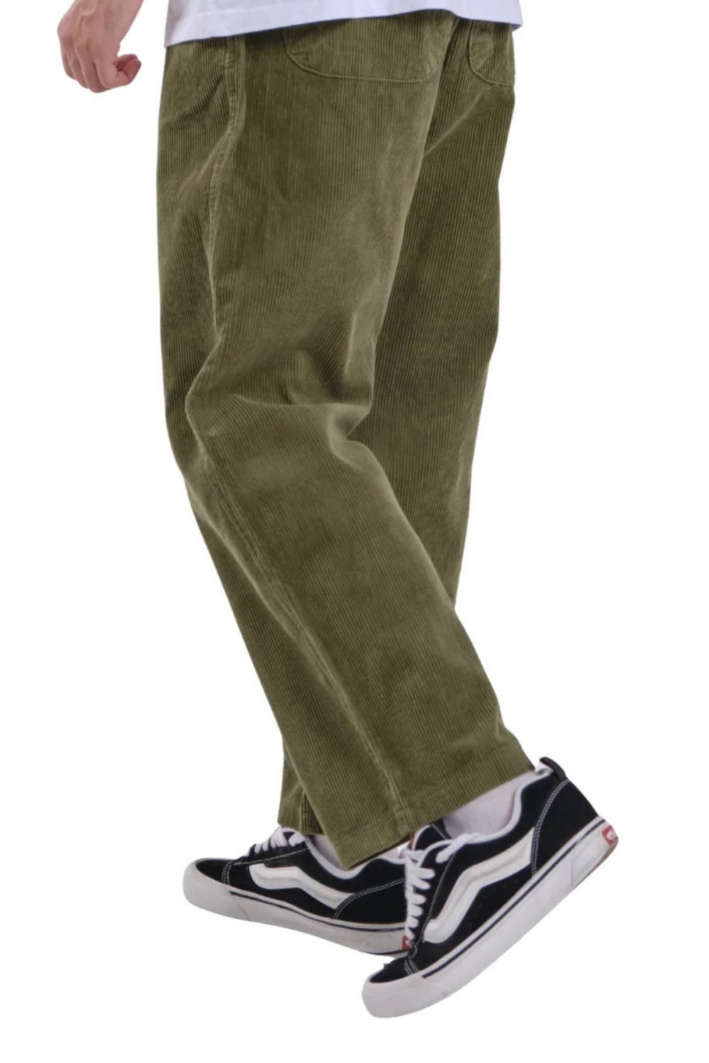 Yeşil Corduroy Unisex Pantolon - 1