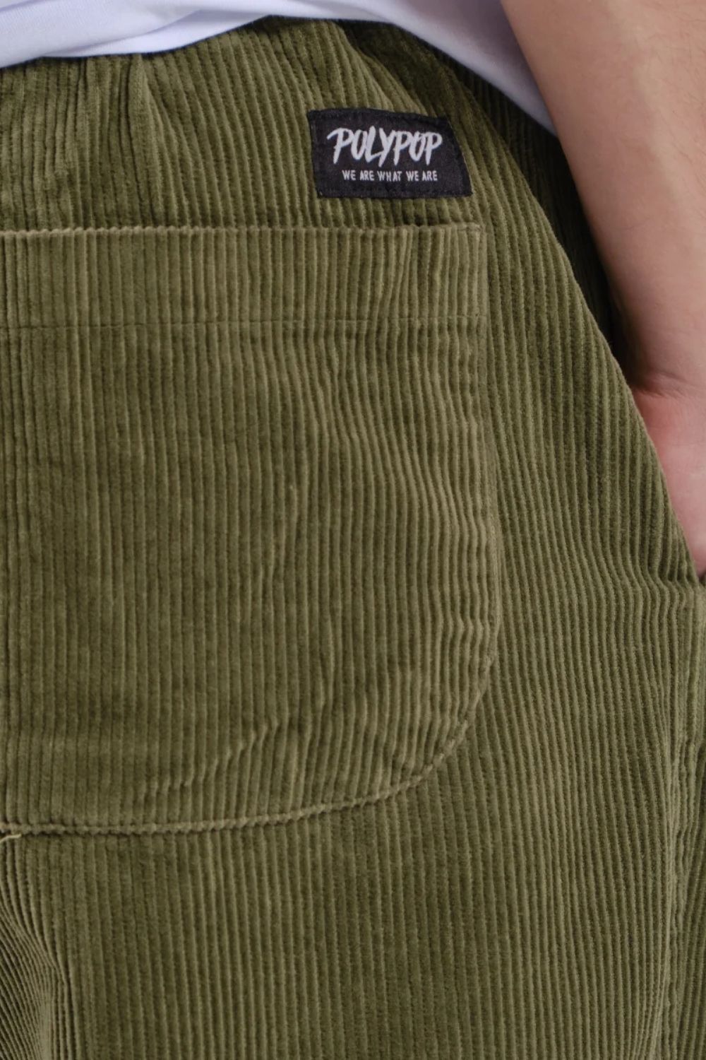 Yeşil Corduroy Unisex Pantolon - 2