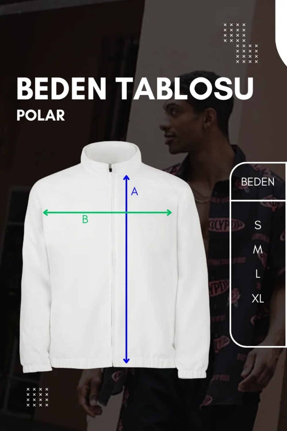 Mavi/Pembe/Siyah Unisex Polar - 2
