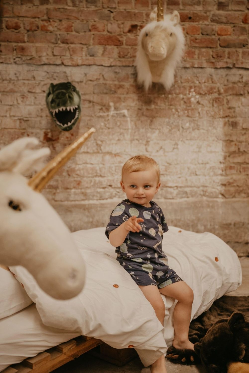 Duvar Aksesuarı, Bej Unicorn Fay - 3
