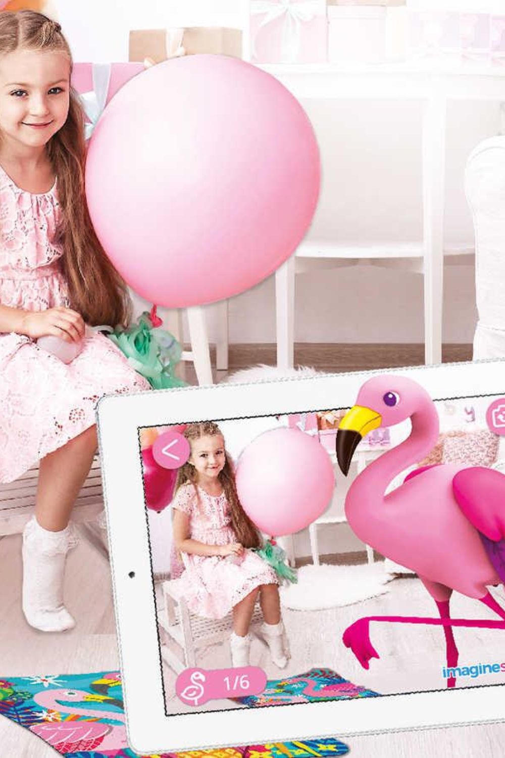 Ar Floor Puzzles Flamingo Aplikasyon Destekli Arttırılmış Gerçeklik Oyunu - 2