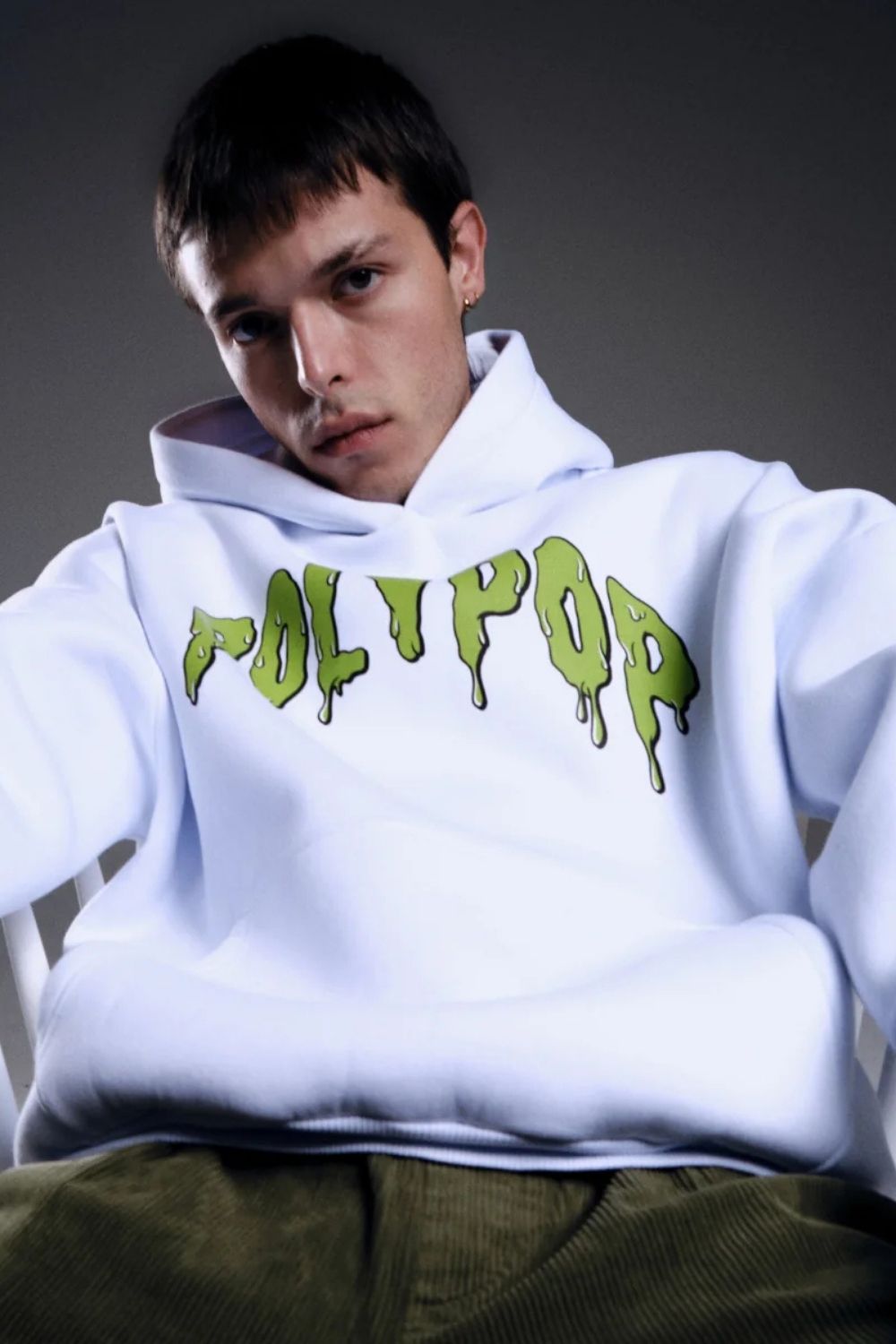 Beyaz Unisex Hoodie - 4