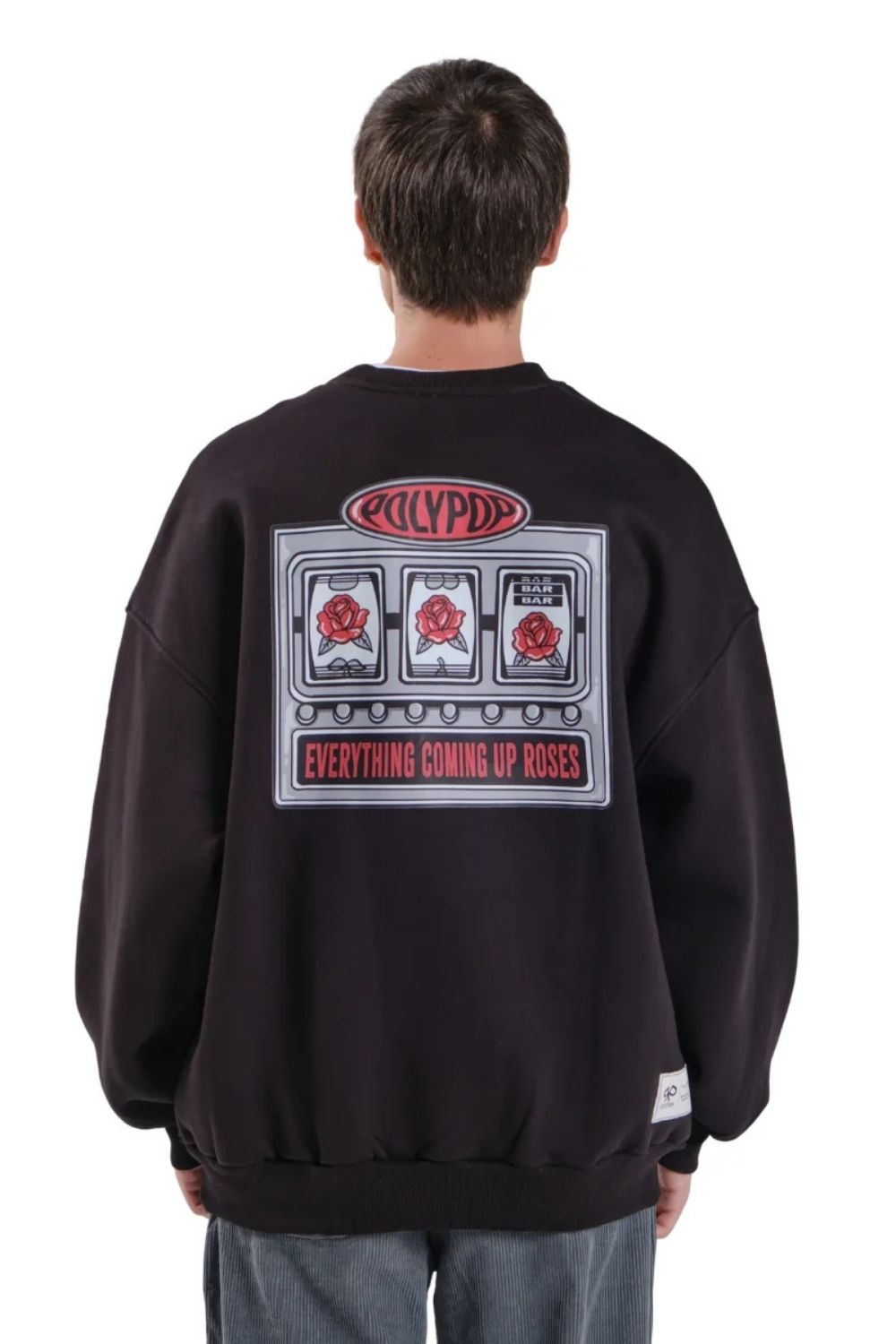 Jackpot Siyah Unisex Sweatshirt - 2