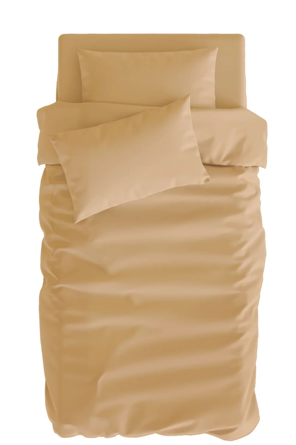 Basics Pamuk Saten Bej Çocuk Nevresim Seti – 140x200 Cm - 0
