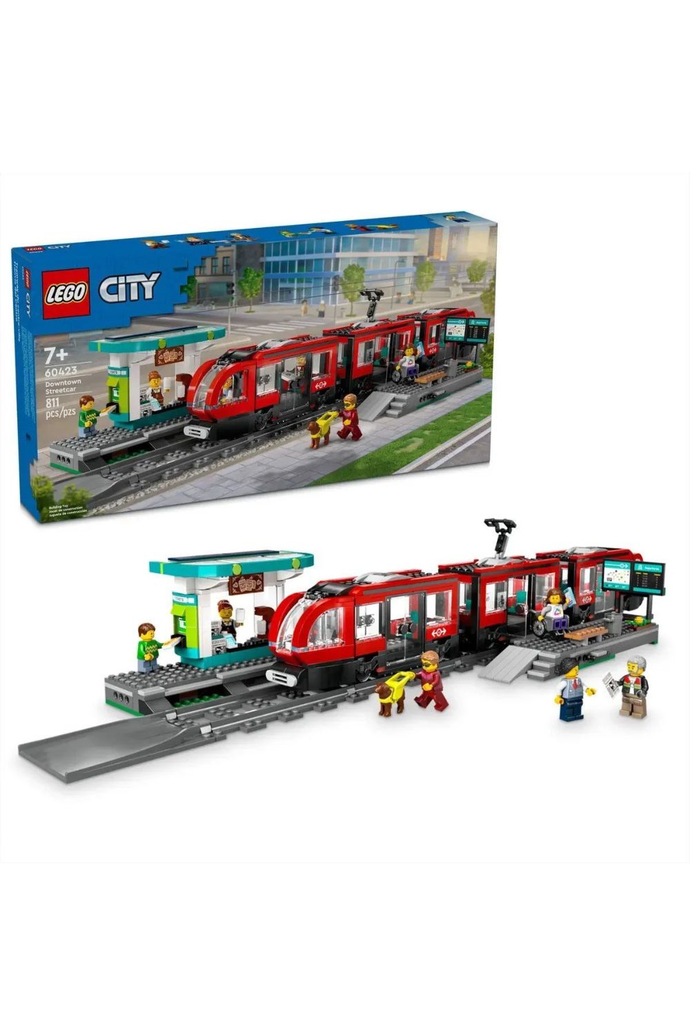 Lego City Şehir Merkezi Tramvay İstasyonu 811 Parça +7 Yaş - 0