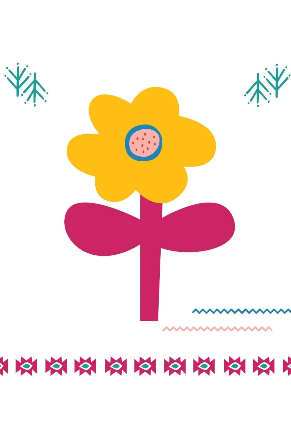 Big Flower Çift Taraflı Pamuk Saten Sarı Çocuk Nevresim Seti 140x200 Cm - 4
