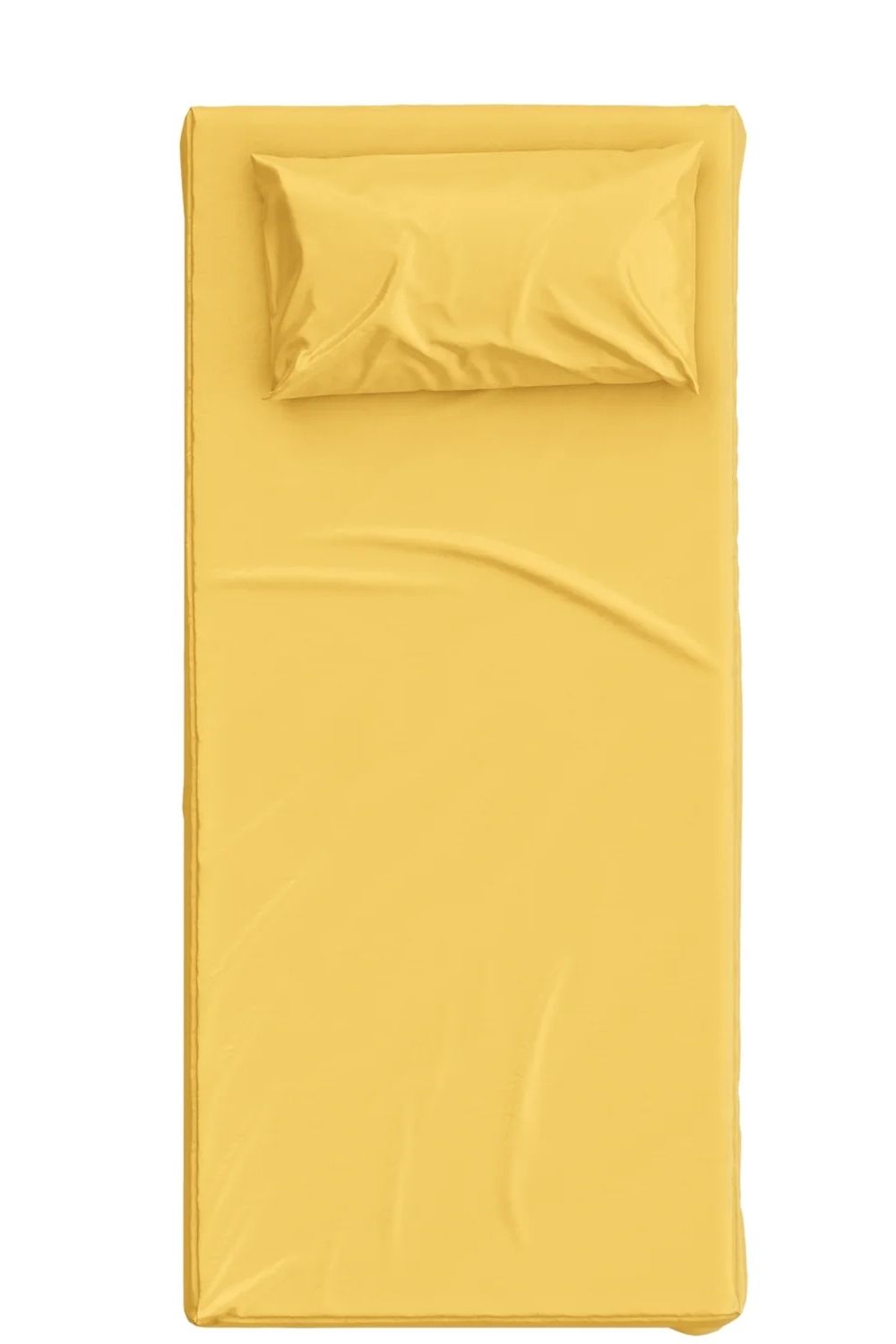 Basics Pamuk Saten Sarı Çocuk Çarşaf Seti 90x190 Cm - 0