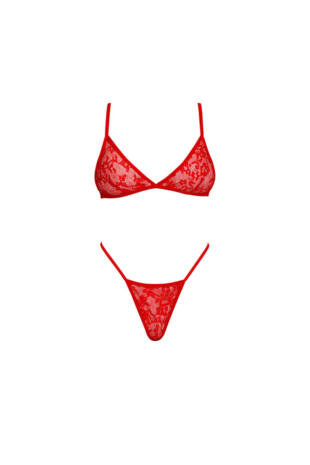 Selvya Bra & Bralette & Short & String 4'lü Set - 1