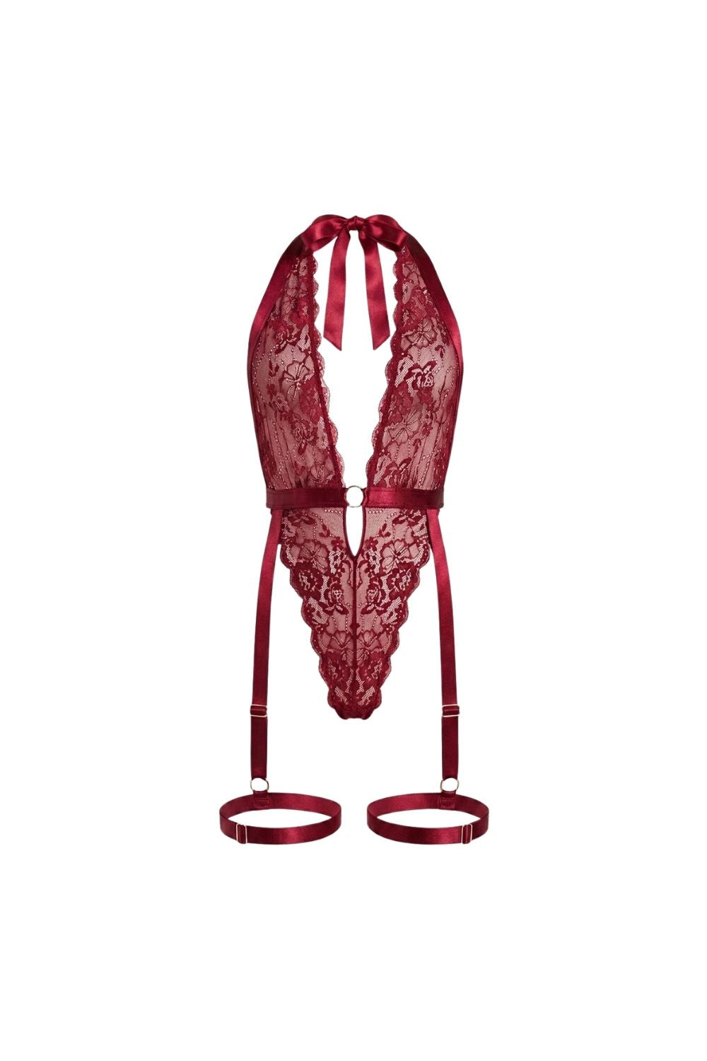 Cyréna Dantel Detaylı Bodysuit - 0