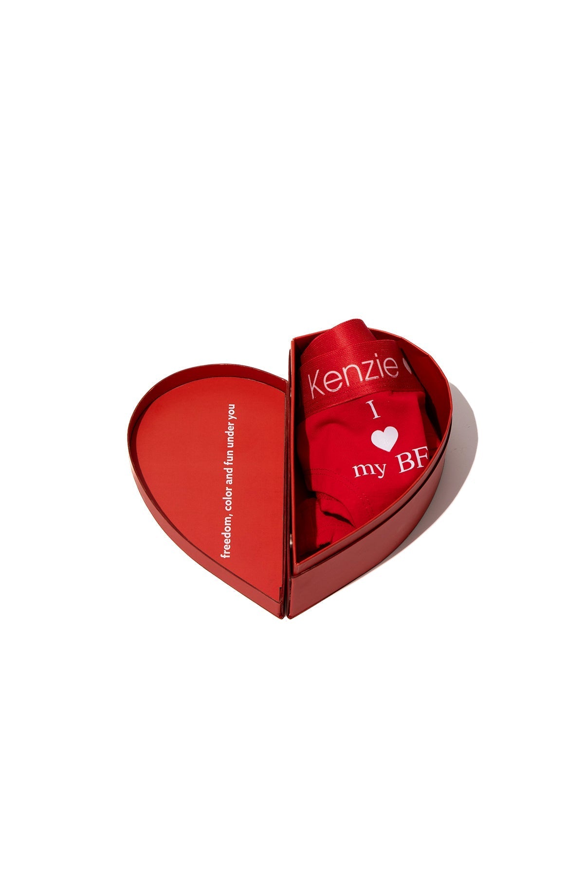Valentine Collection Kadın Boyshort Külot I Love My Gf/Bf - 1