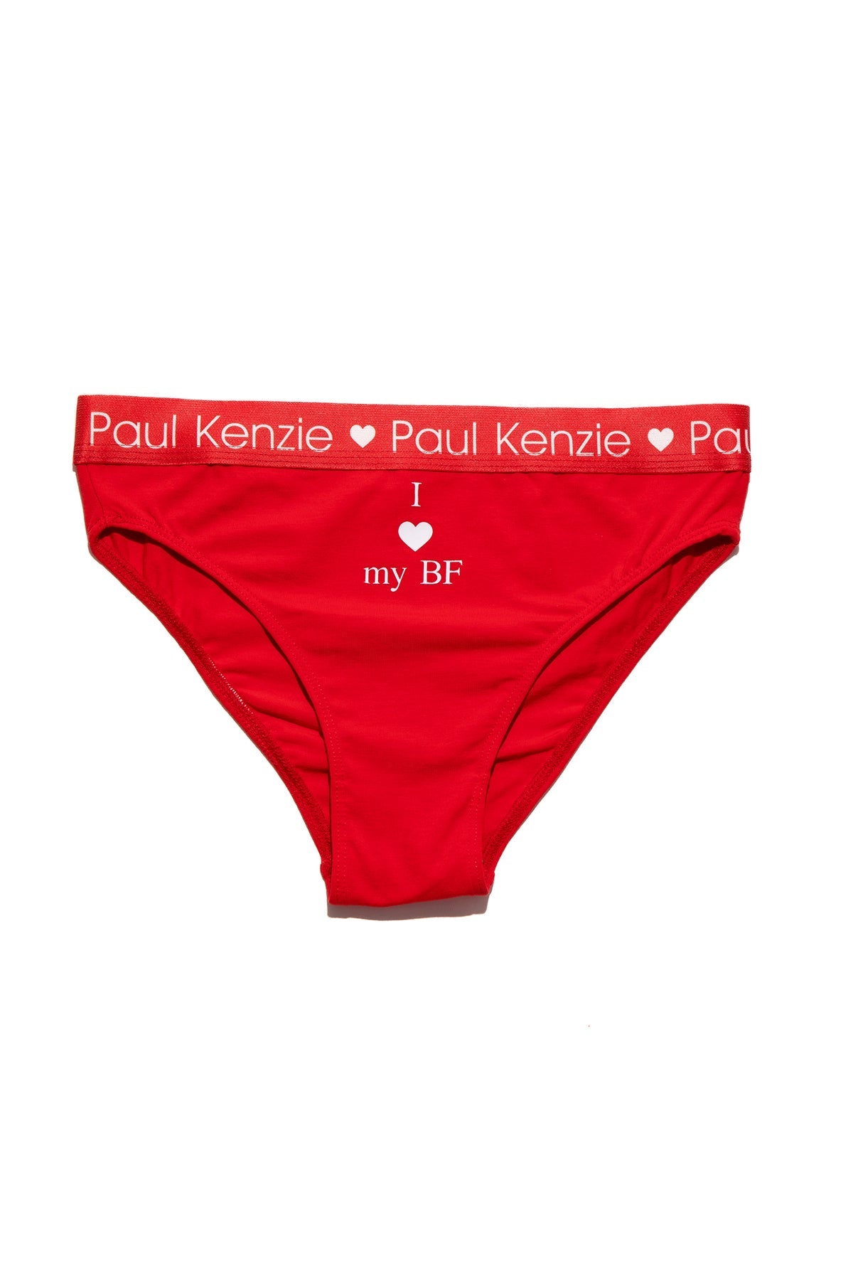 Valentine Collection Kadın Slip Külot I Love My Gf/Bf - 0