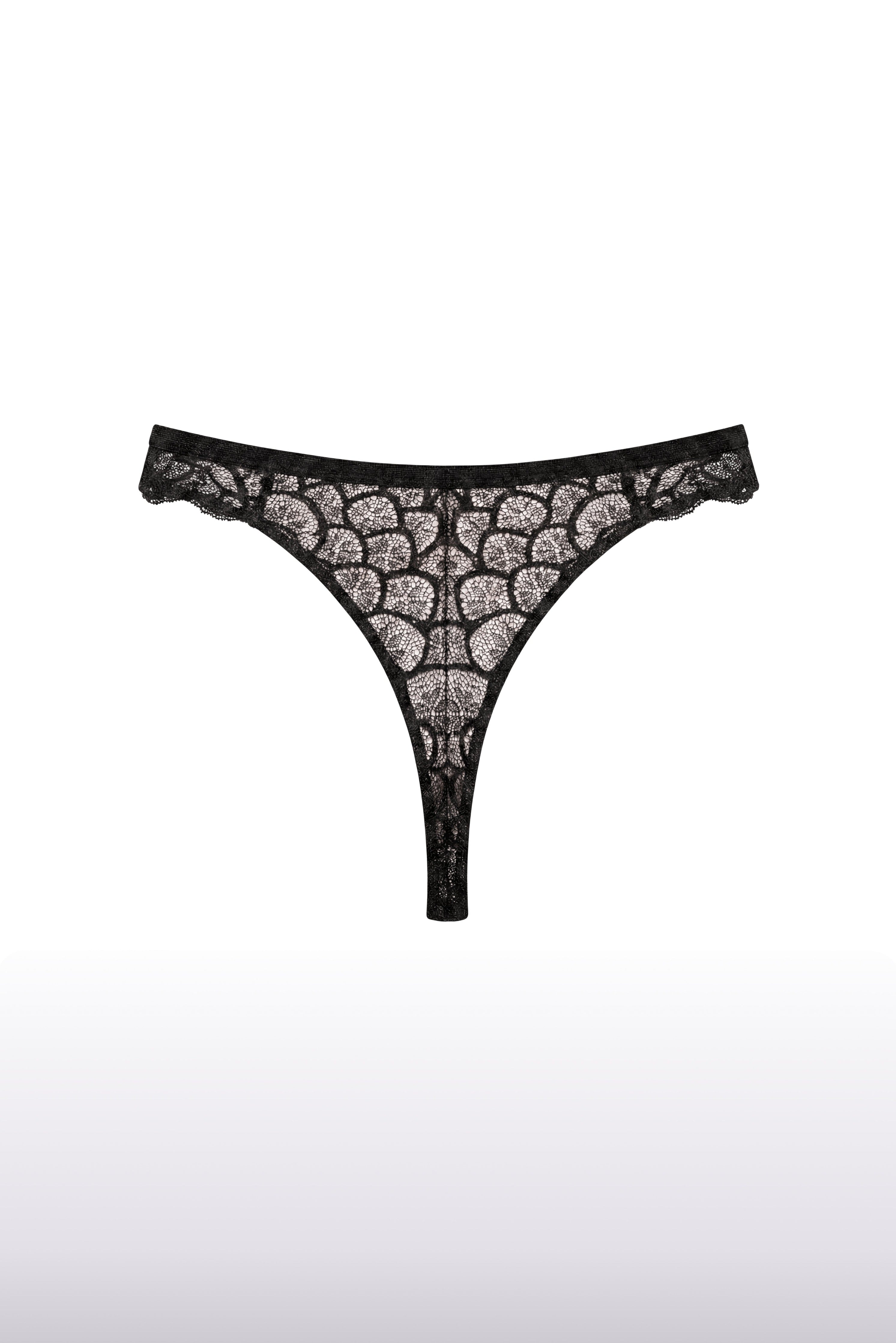 Ruby French Lace Panty Black - 1