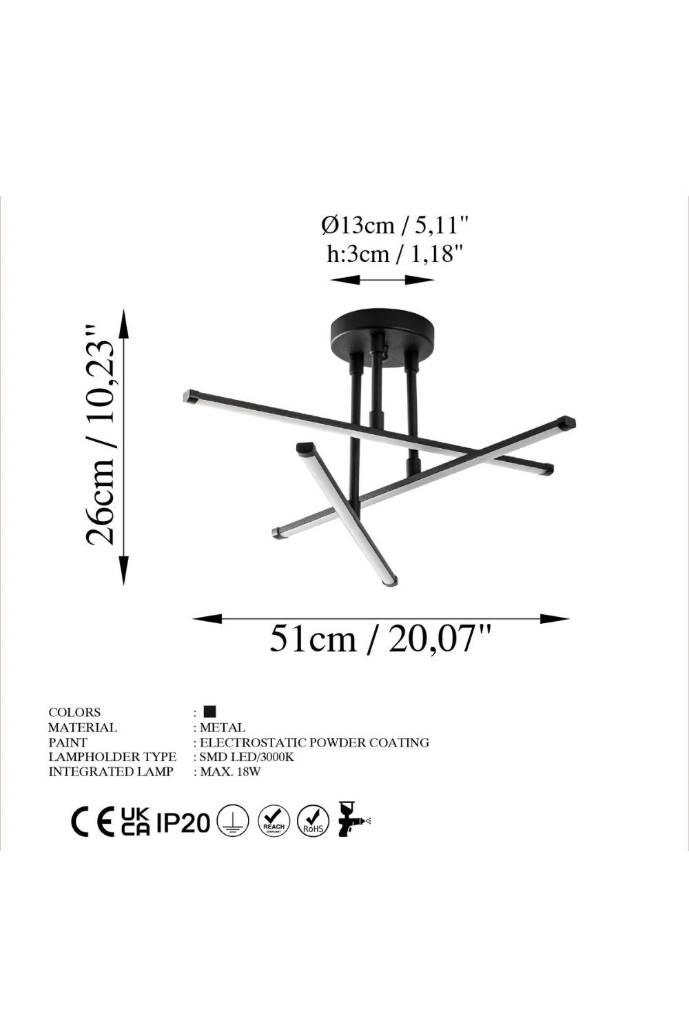 Dunara 13649 Led Plafonyer Aydınlatma - 7