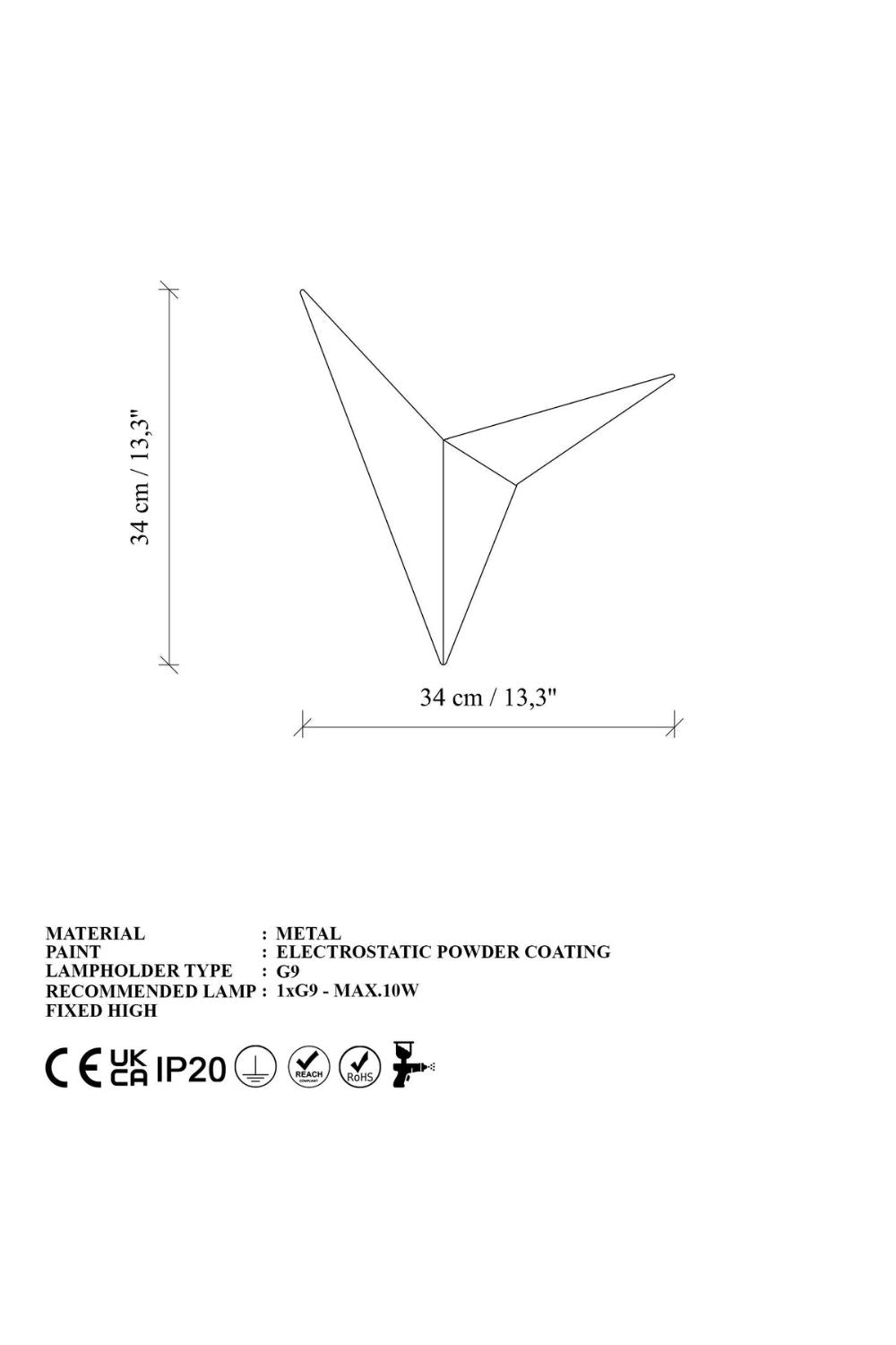 Zenith 3204 Black Rustik Aplik Duvar Aydınlatma - 5