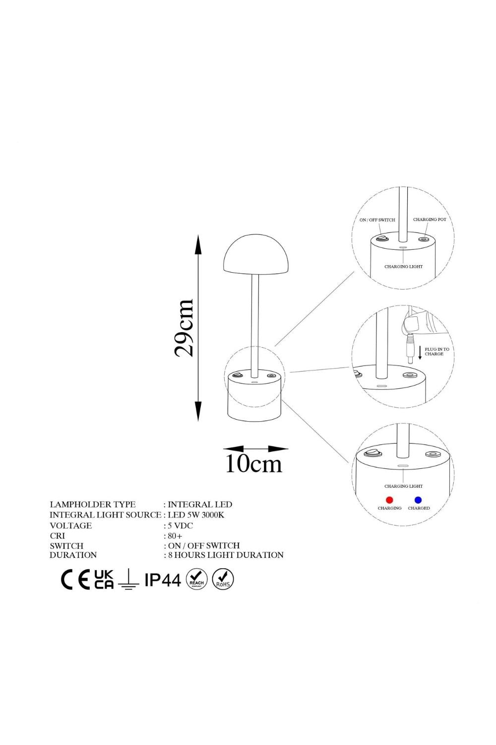 Titan 13375 Led Masa Lambası Aydınlatma - 8