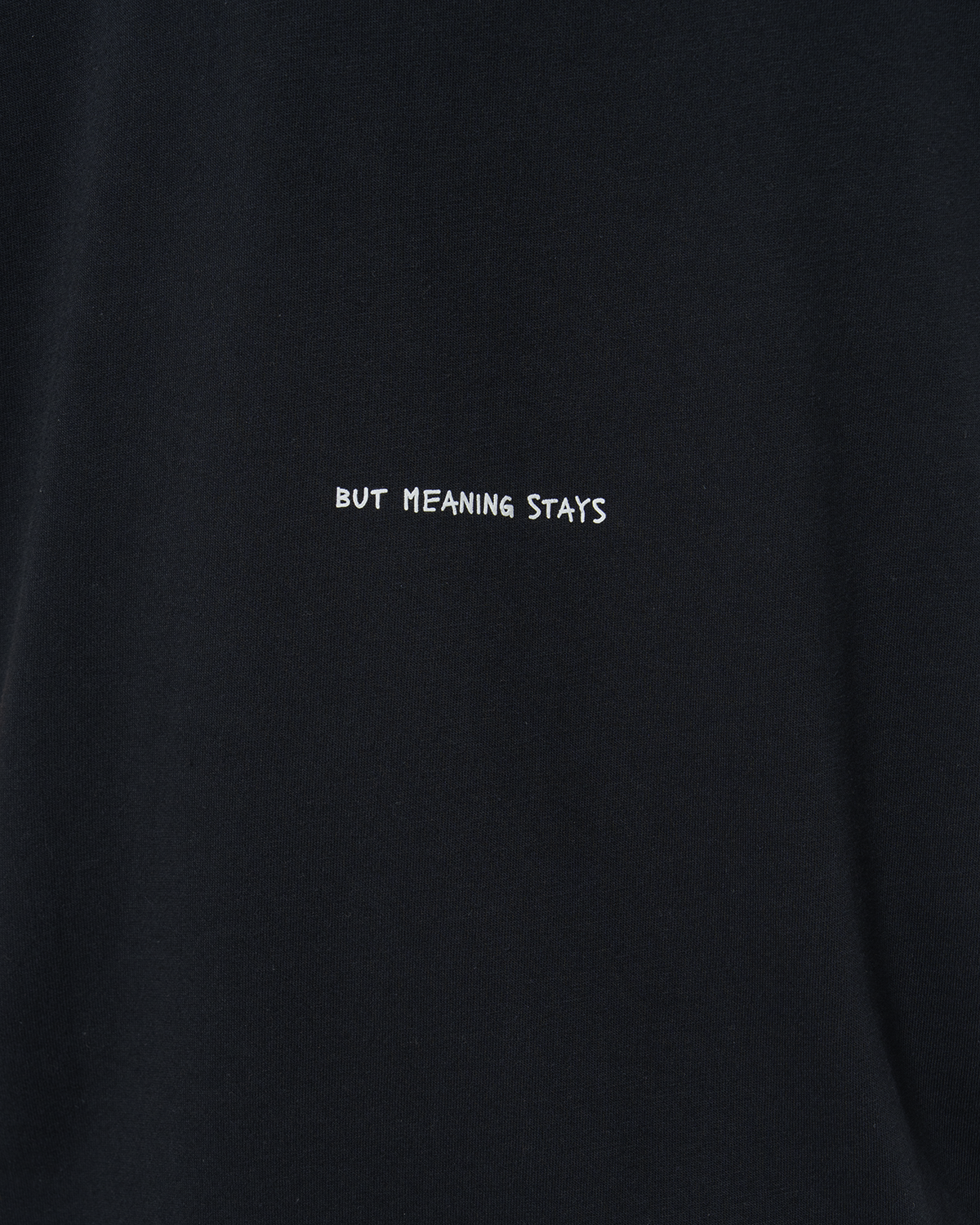 Erkek Oversize Basic Baskılı Tişört - Siyah - 4
