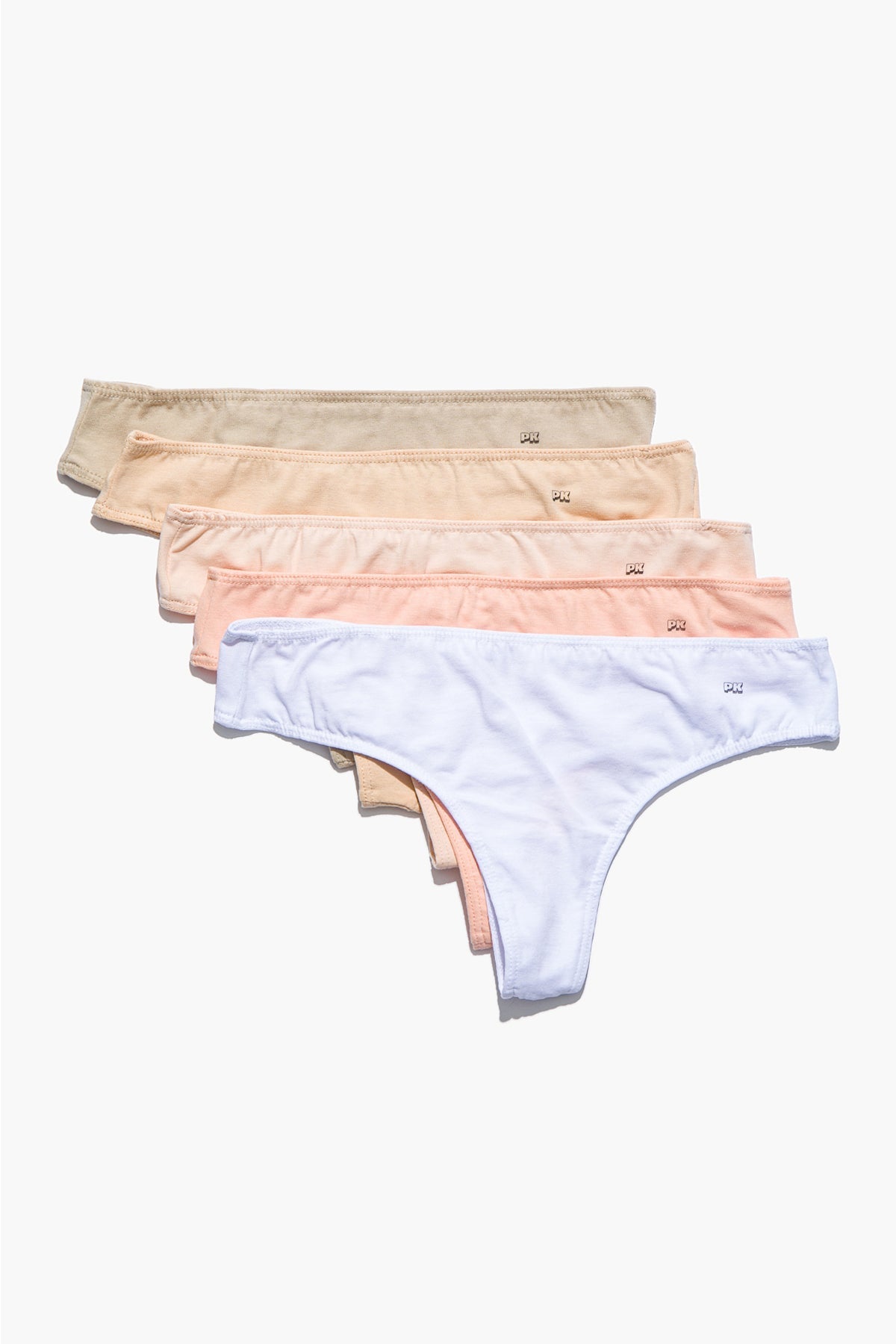 5'li Kadın String Külot Nude - 0