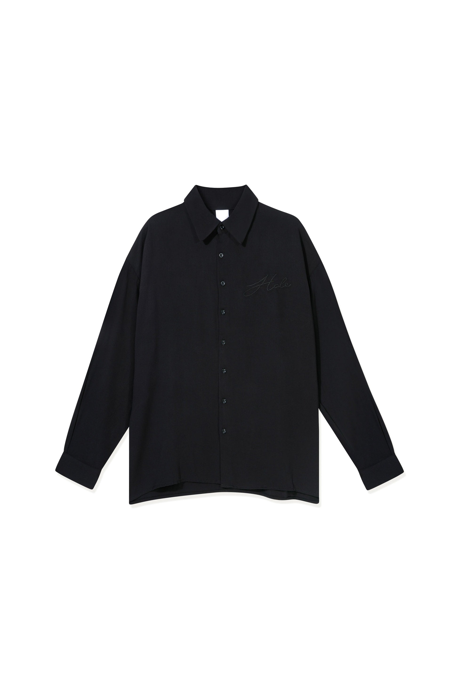 Belmondo Kumaş Oversize Siyah Gömlek - 11