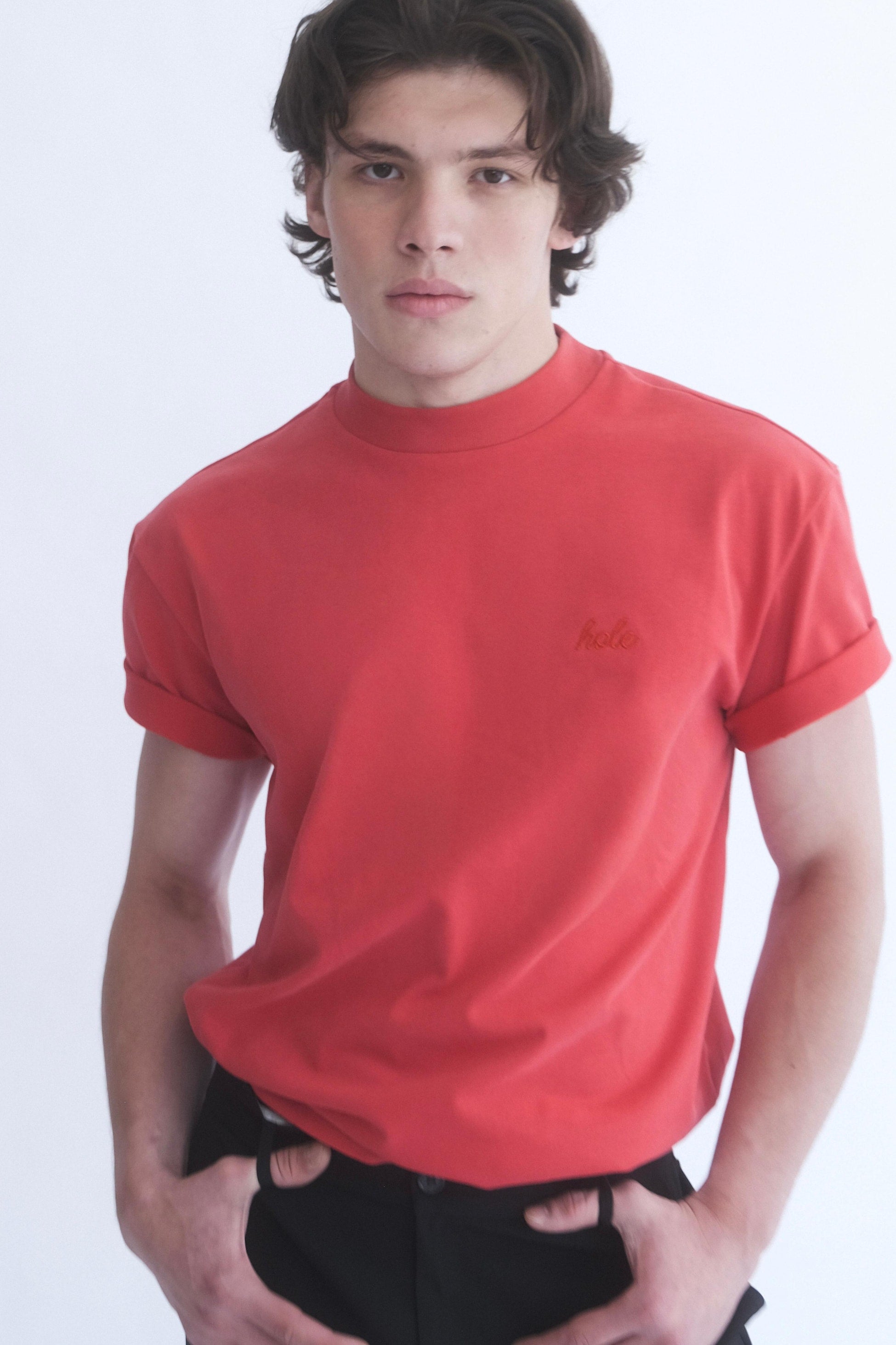 Alvin Kırmızı Basic T-Shirt - 2