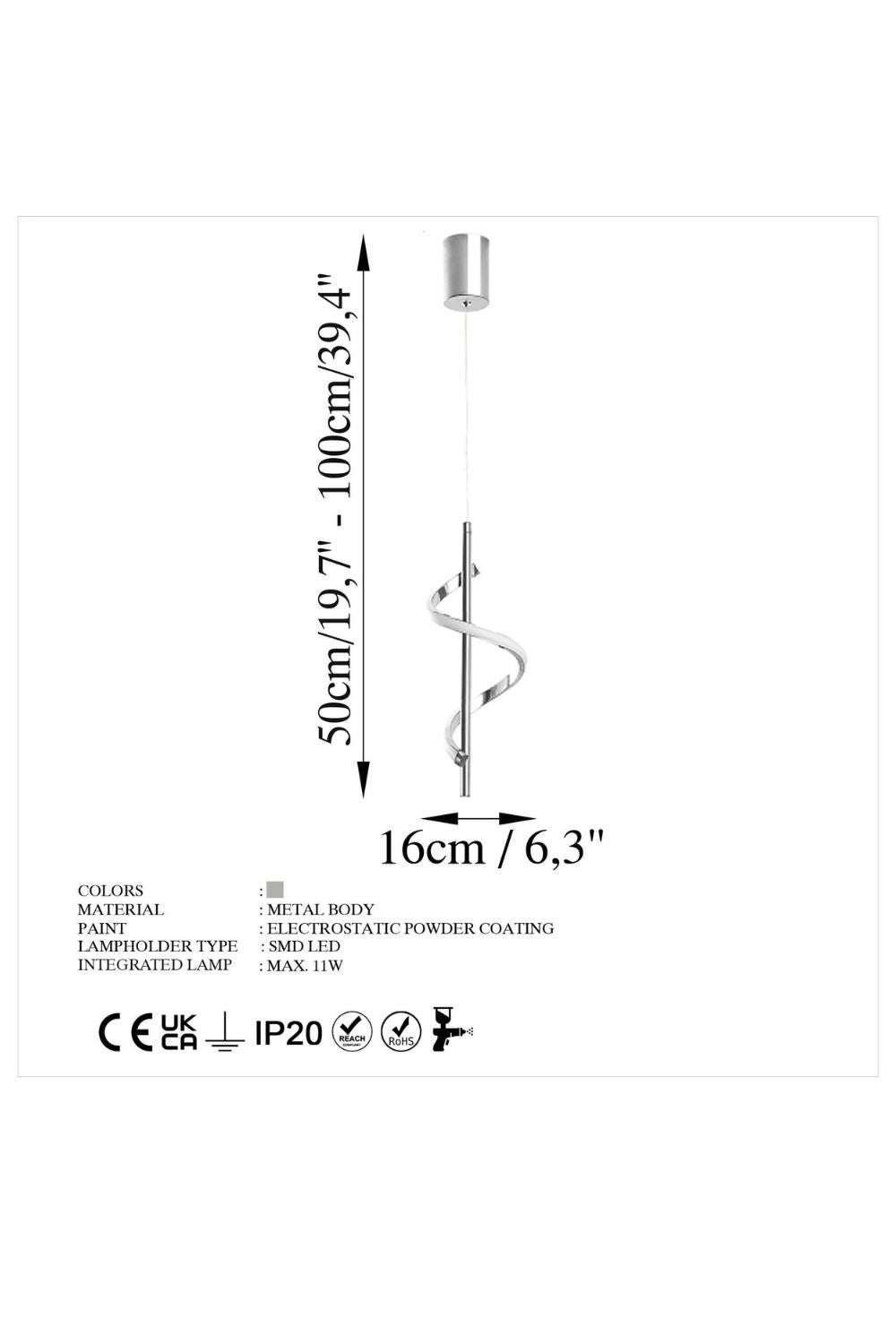 Jasminara 13521 Led Sarkıt Aydınlatma - 5