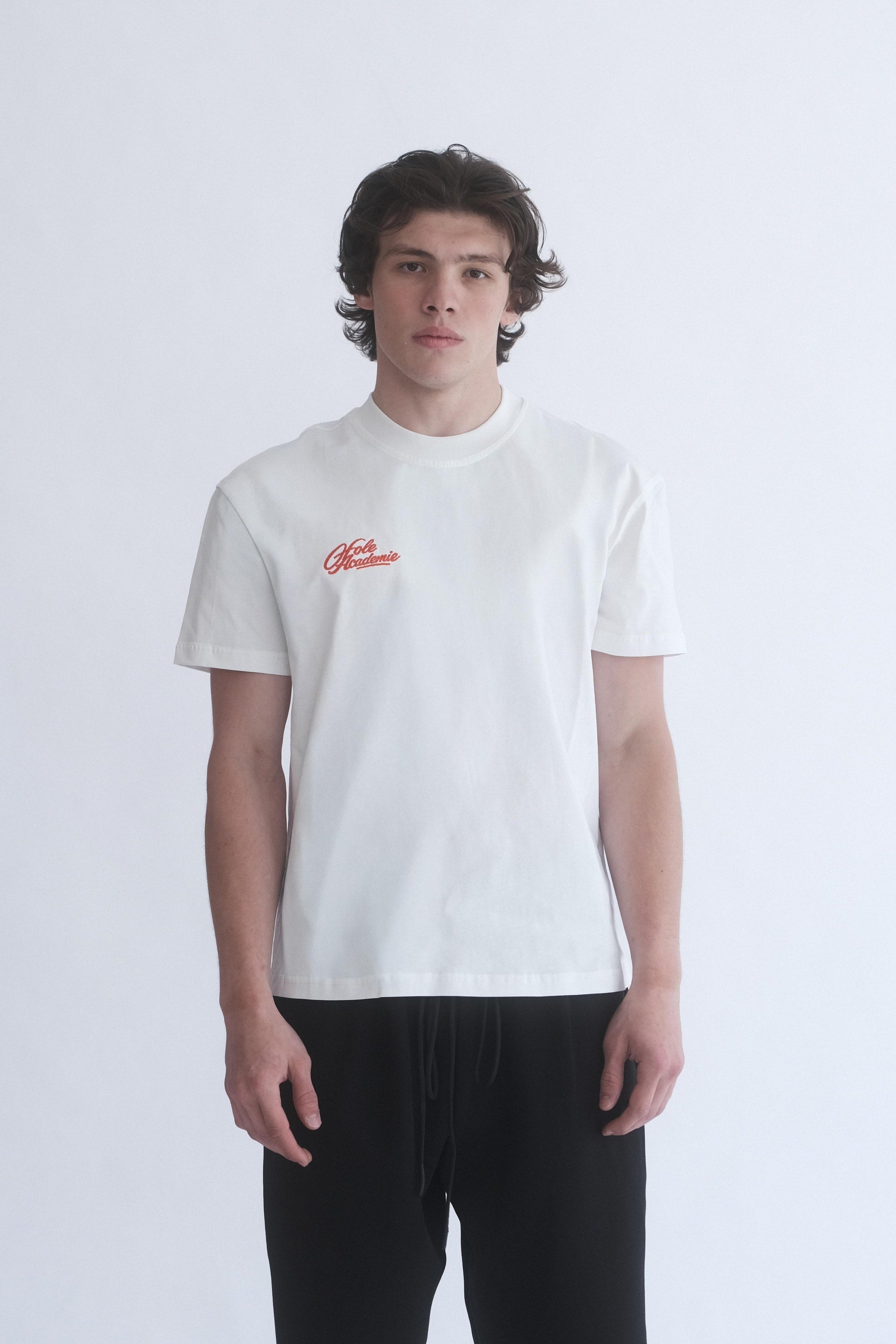 Gögüs Nakış Detay Fit Kalıp Ekru T-Shirt - 0