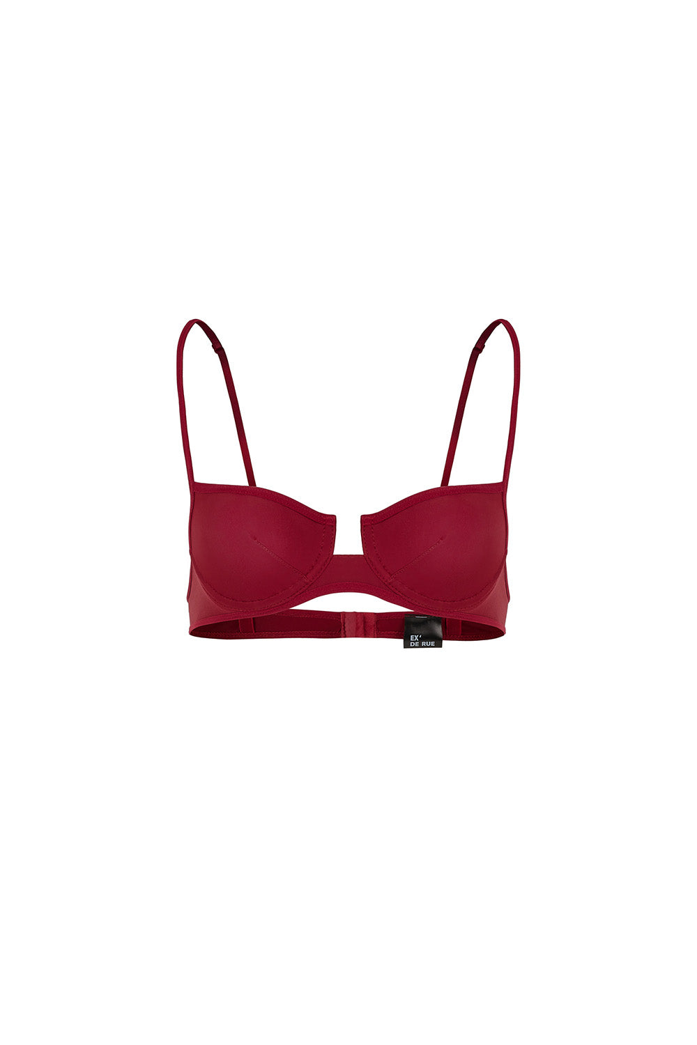 Pamuklu Bralet, Bordo - 0