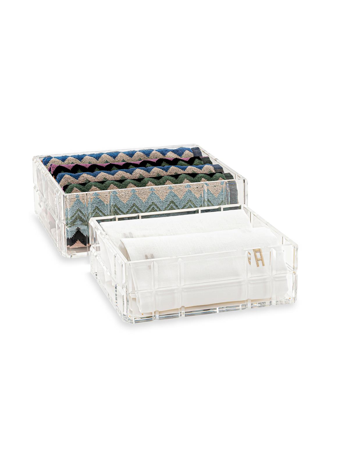 Qbella Kristal Kesim Organizer, Small, Şeffaf - 2