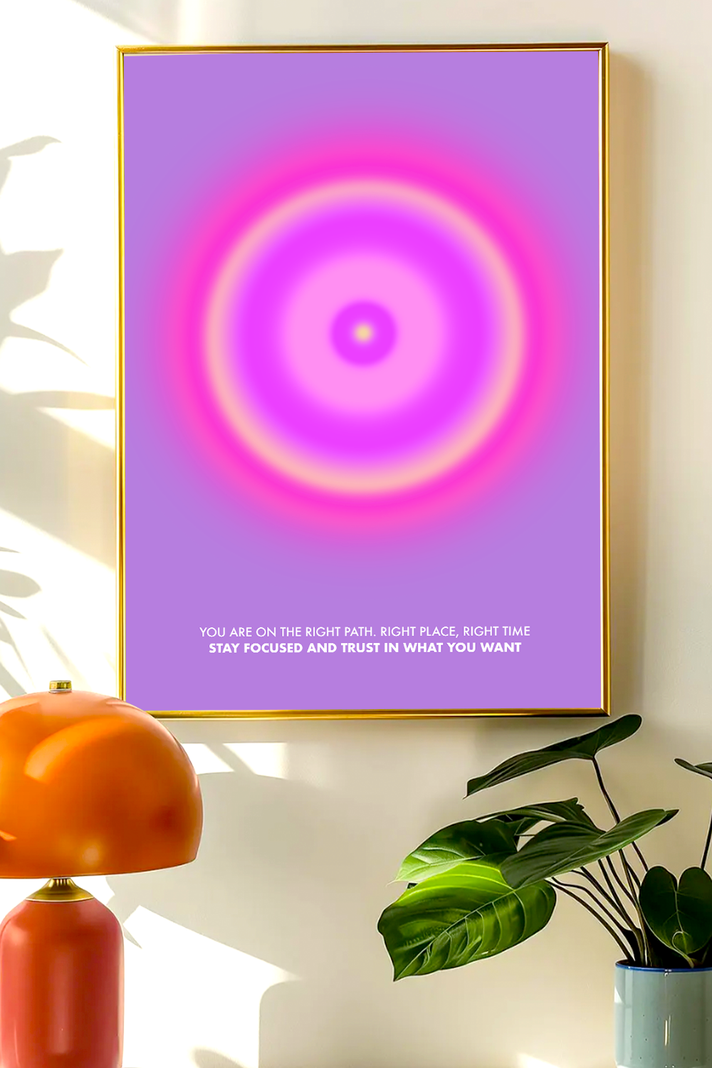 Motivasyon Posteri | You Are On The Right Path | Focus Poster Serisi | Dekoratif Duvar Posteri - 0