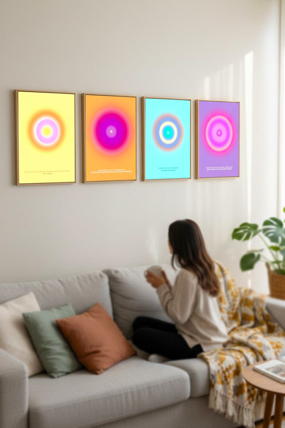 Motivasyon Posteri | Güzel Şeyler Seni Buluyor | Focus Poster Serisi | Hipnotik Dekoratif Duvar Posteri - 6