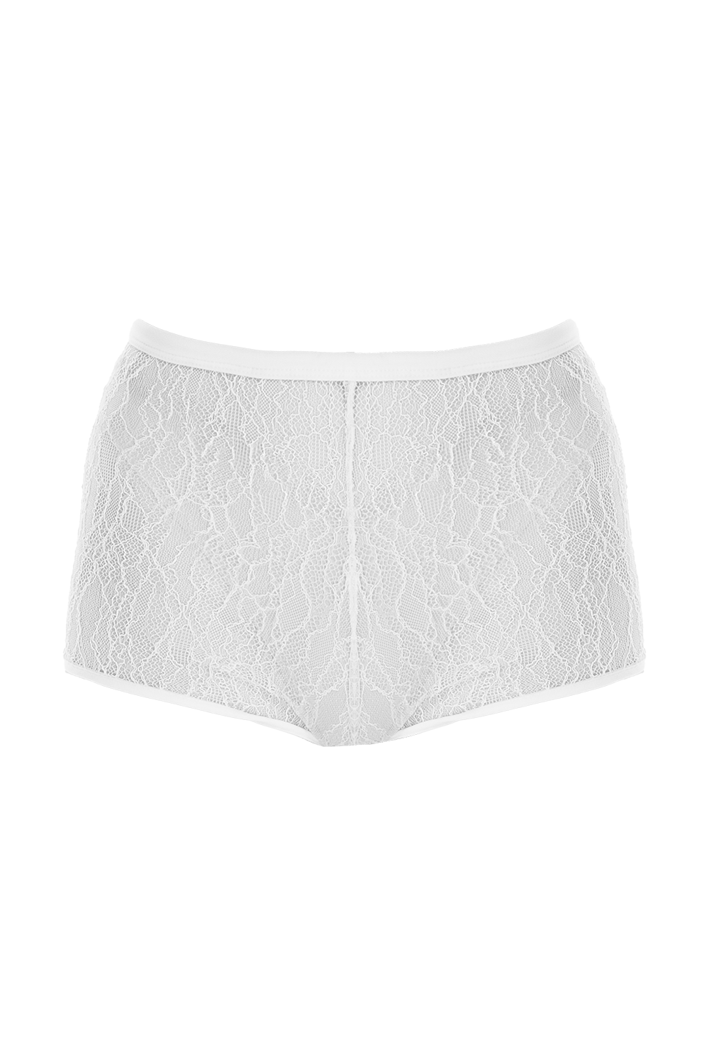 Joy Beyaz Dantel Pijama Şort - 0