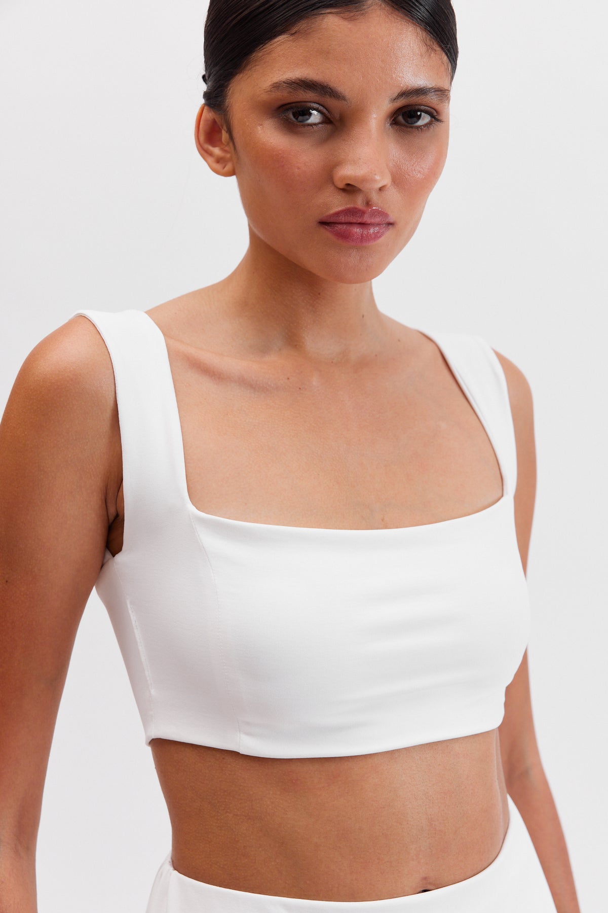 Viva Crop Top, Beyaz - 0
