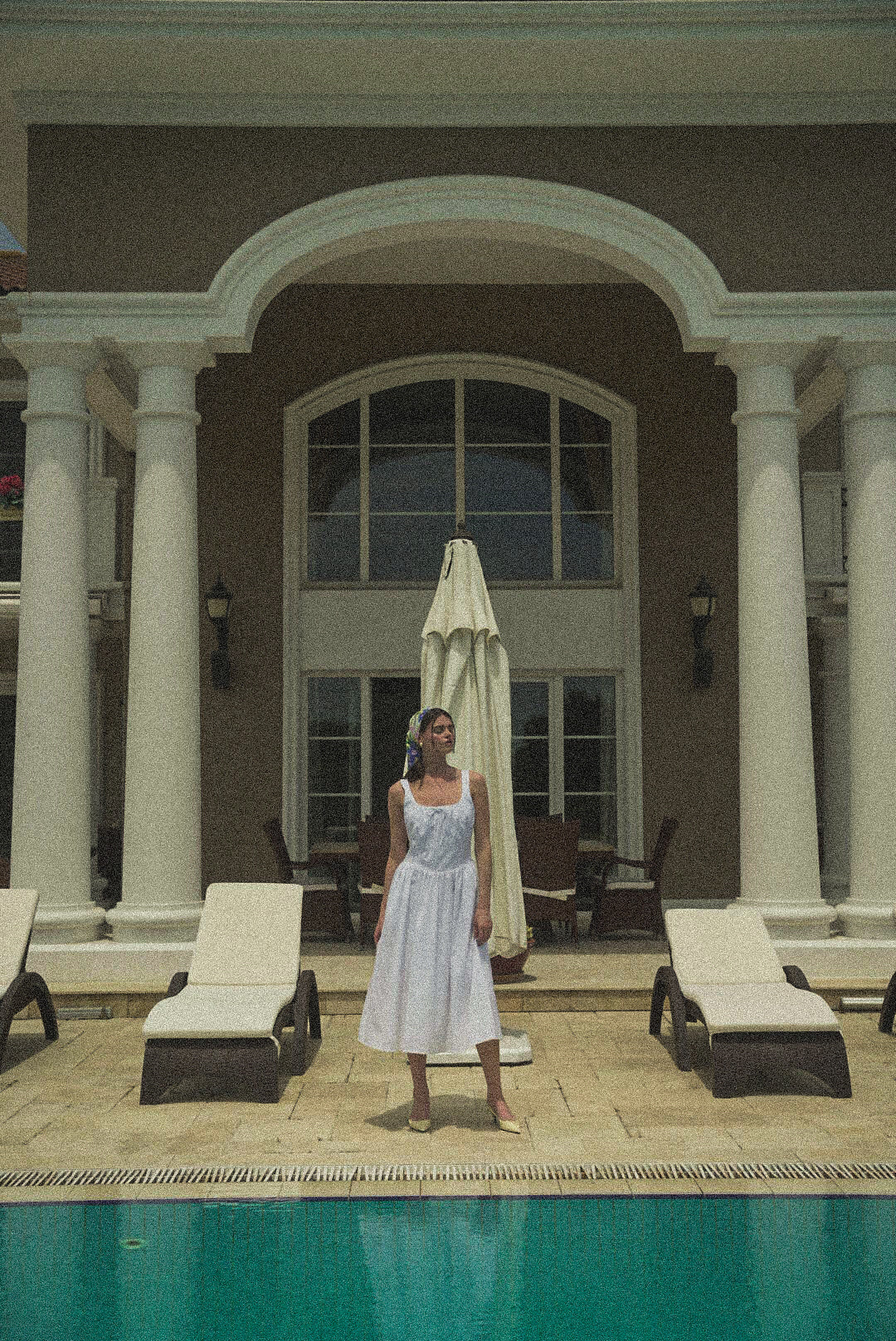 Daisy Elbise, Beyaz - 4