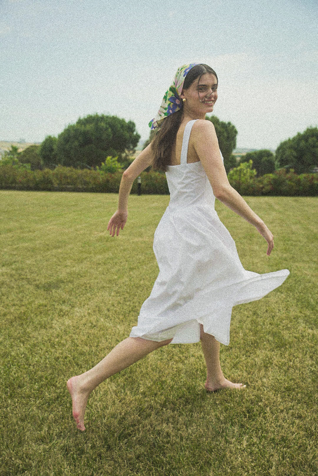 Daisy Elbise, Beyaz - 5