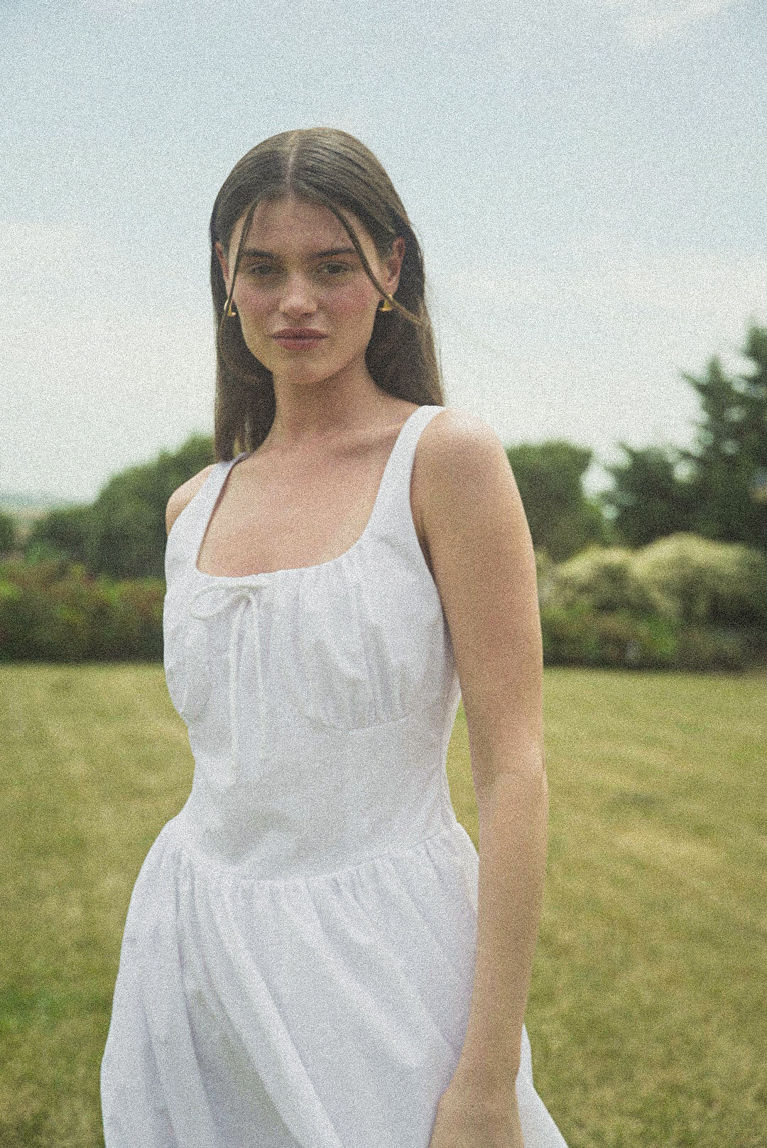 Daisy Elbise, Beyaz - 6