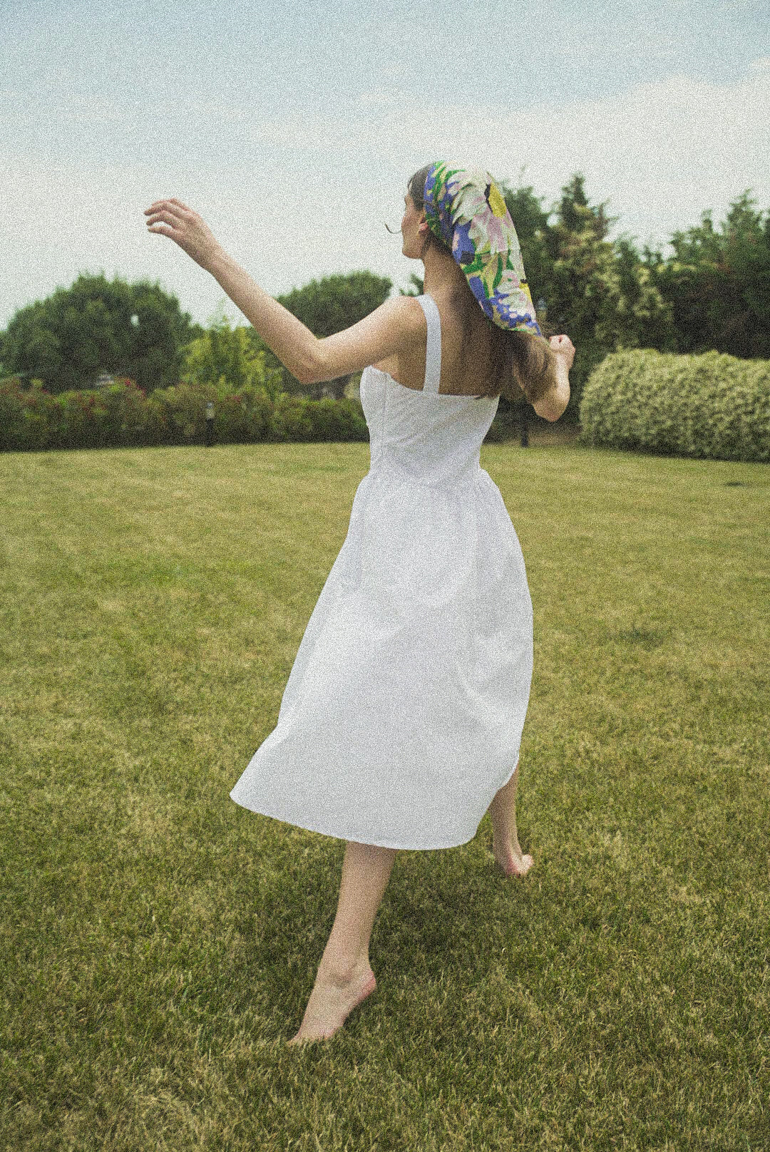 Daisy Elbise, Beyaz - 7