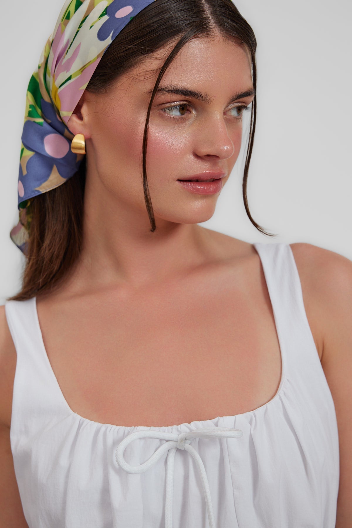 Daisy Elbise, Beyaz - 9