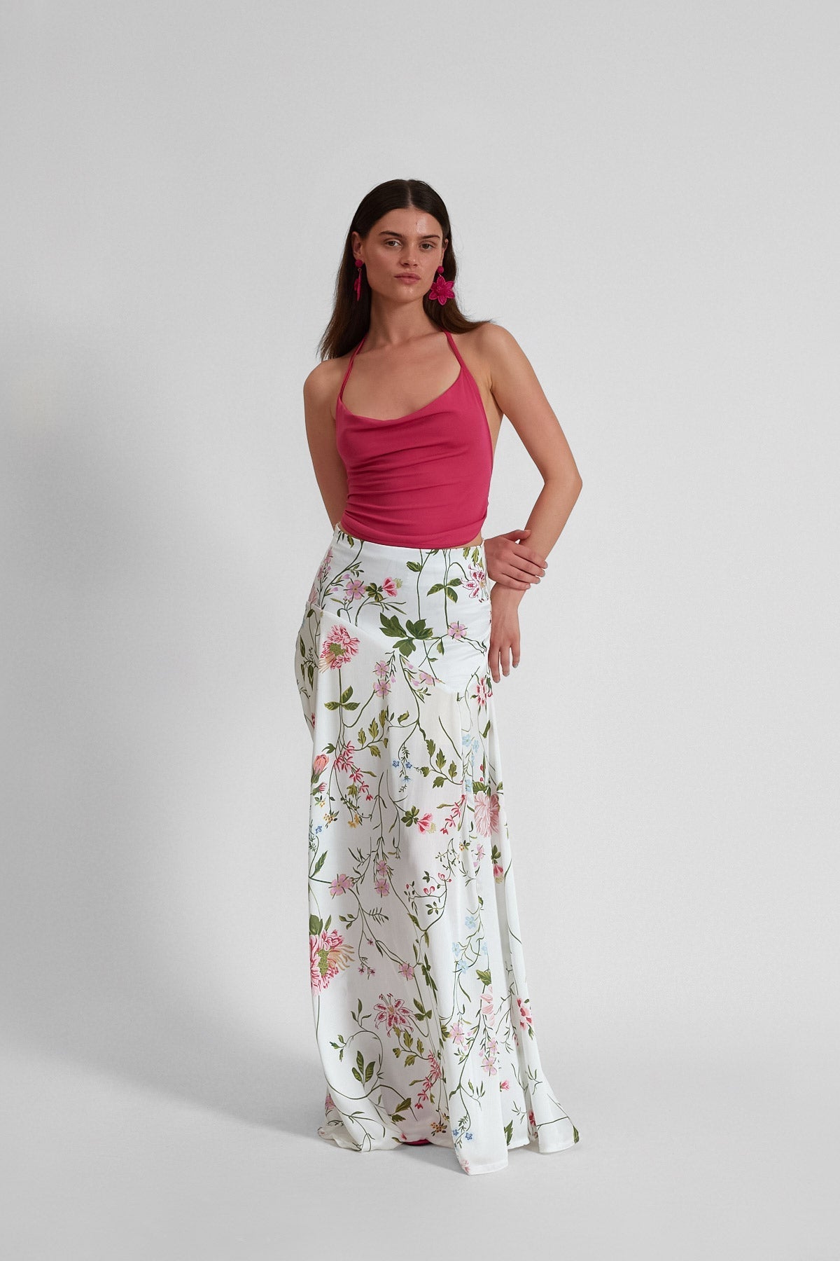 Nora Bağlamalı Bluz, Fuşya - 2
