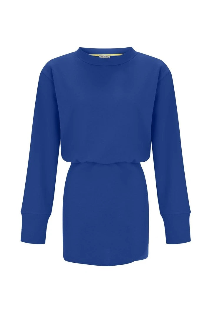 Vatkalı Sweat Mini Elbise - 2
