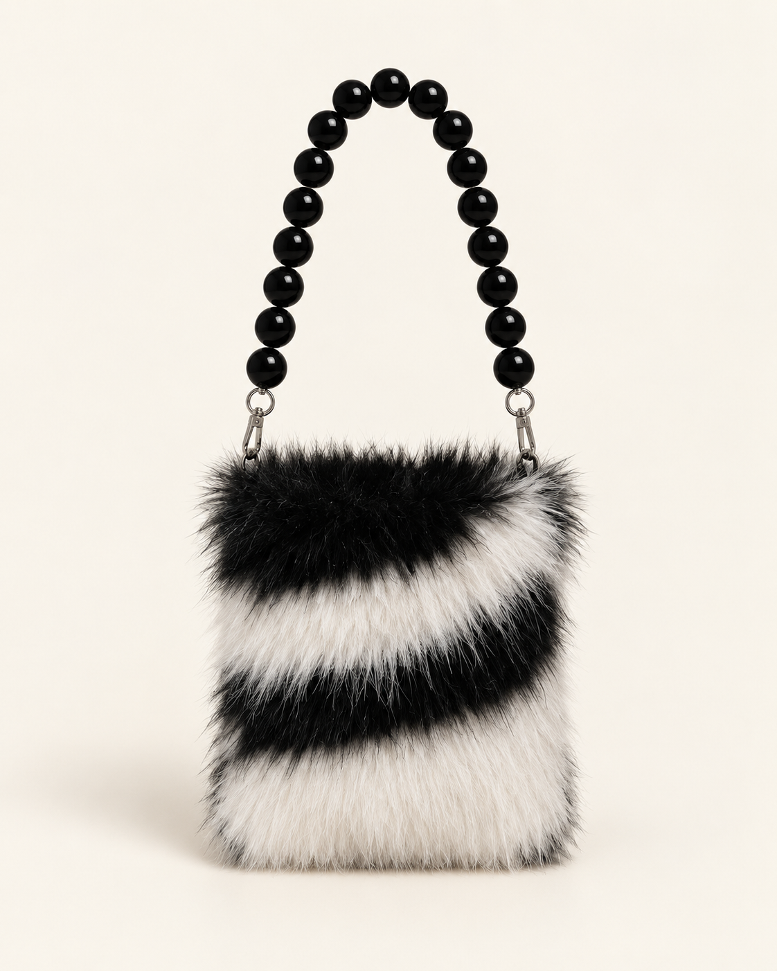 Zebra Kürk Mini Çanta - 3