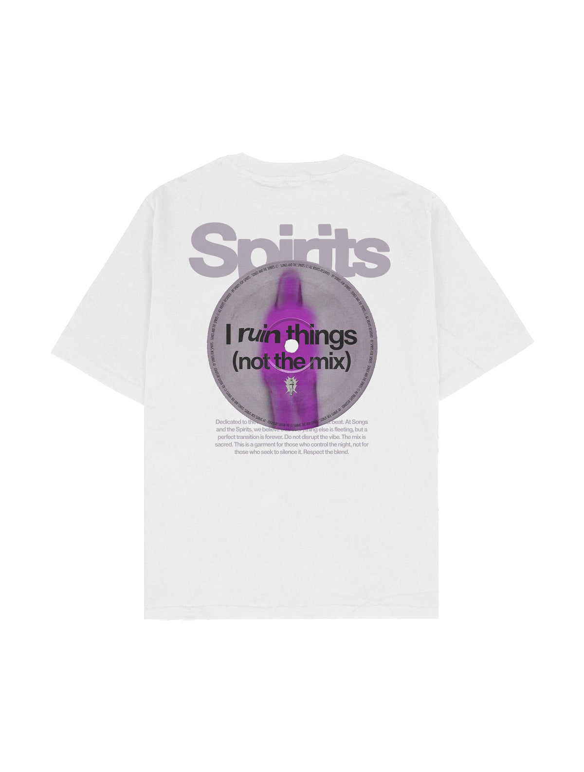 I Ruin Things Oversize Unisex Tişört - 0