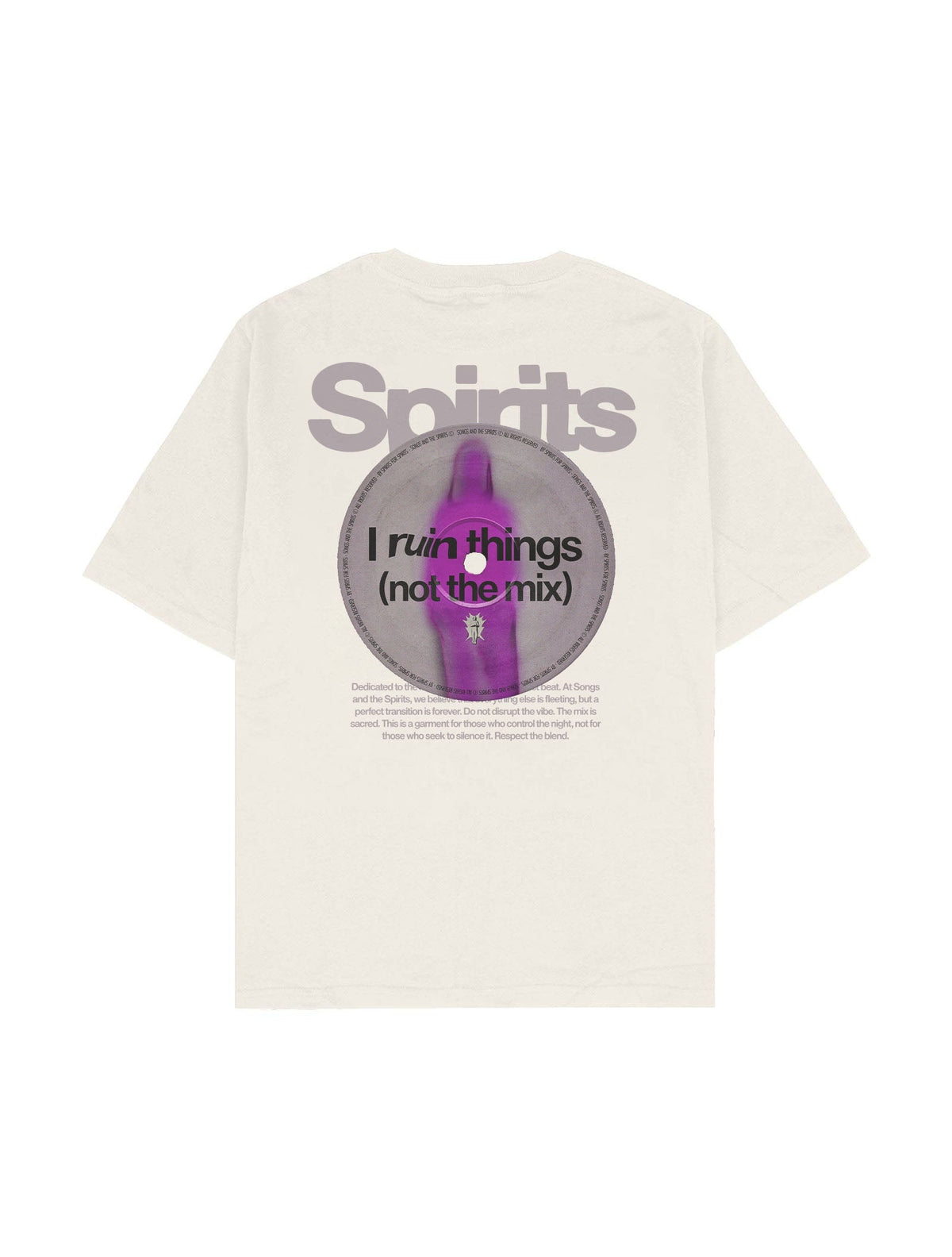 I Ruin Things Oversize Unisex Tişört - 4