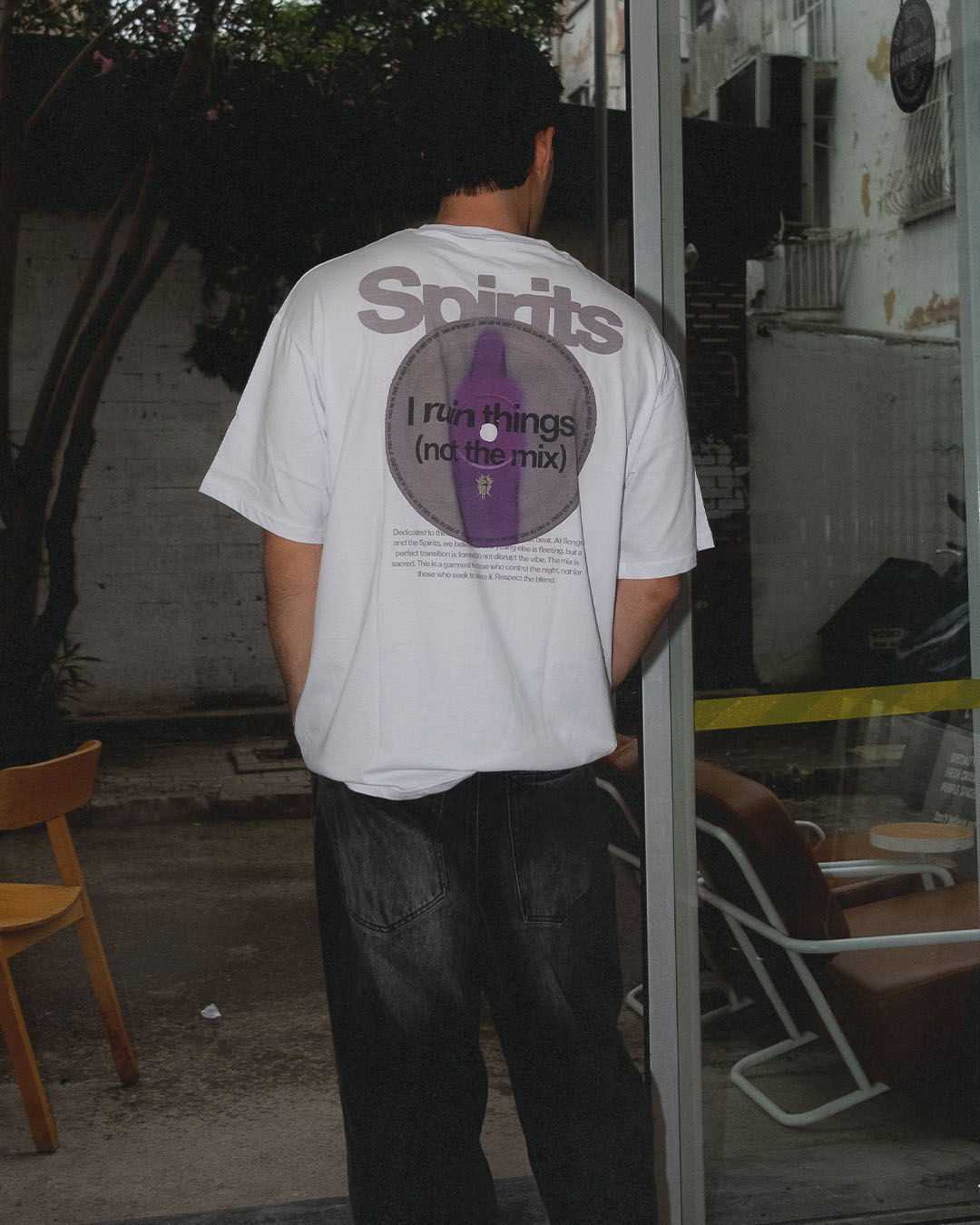 I Ruin Things Oversize Unisex Tişört - 6