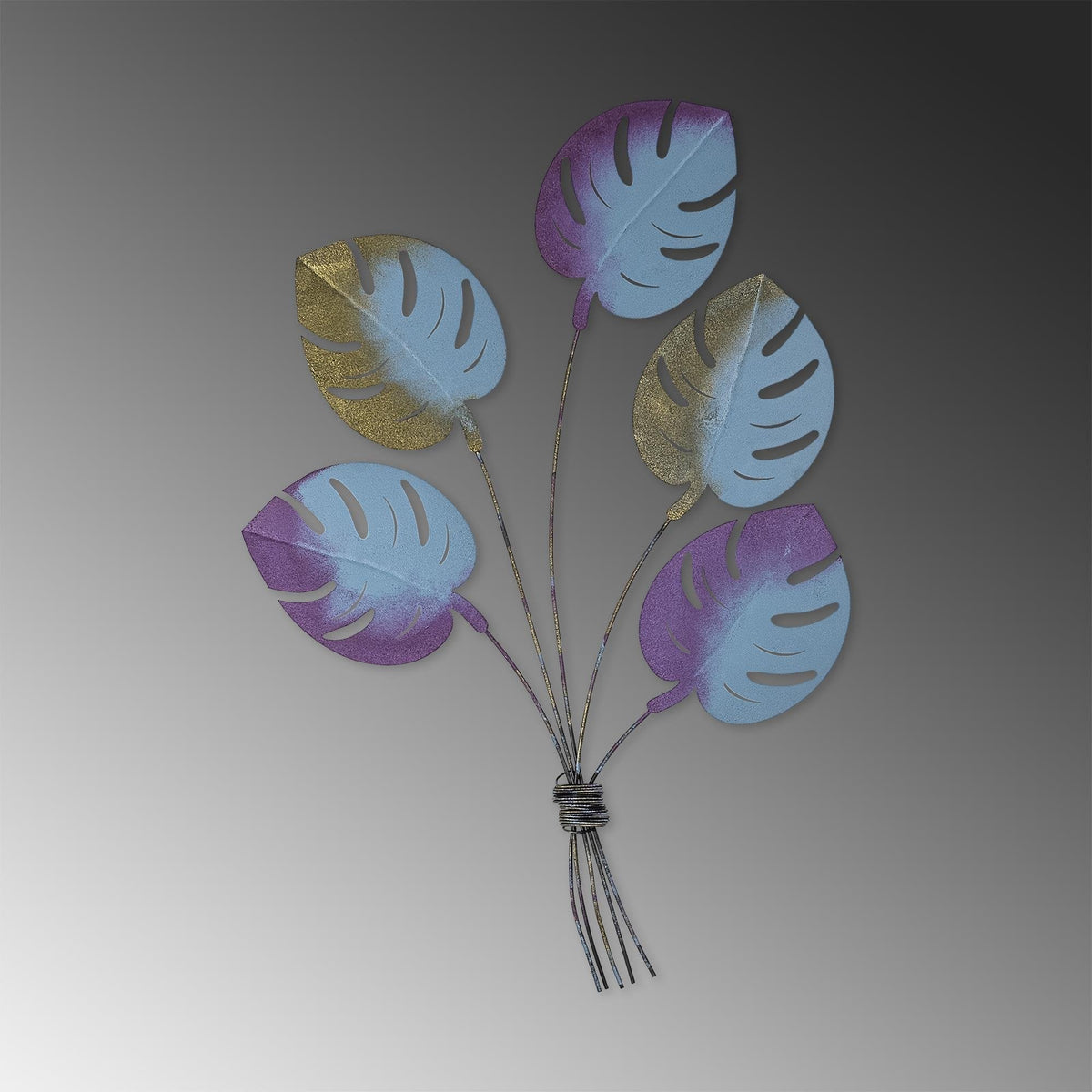 Dekoratif Metal Duvar Tablosu - 67x100 cm - 3