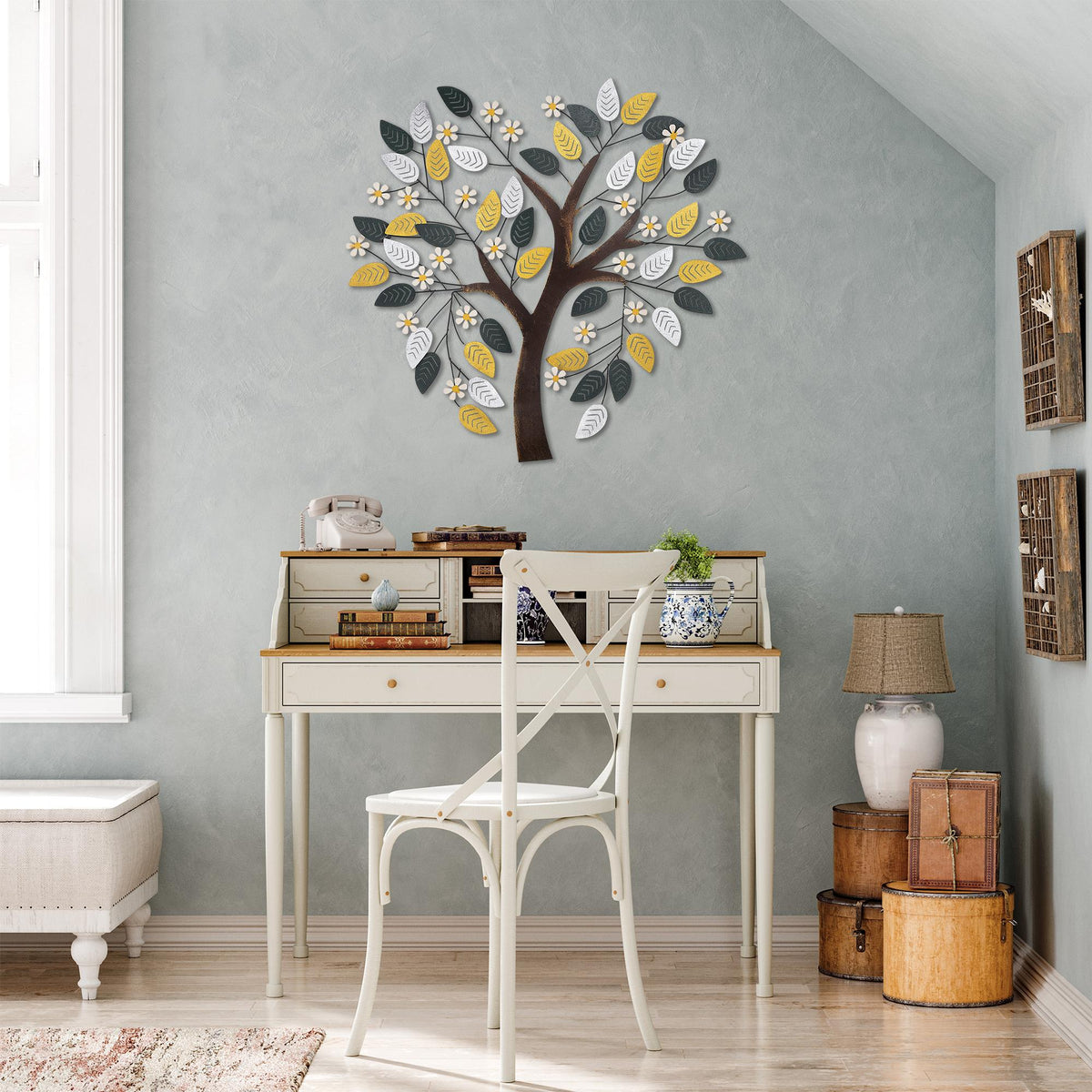 Dekoratif Metal Duvar Tablosu - 107x101 cm - 2