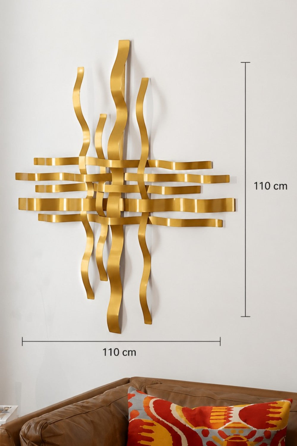 Bonmur Metal Duvar Dekoru - 110 x 110 cm - 2