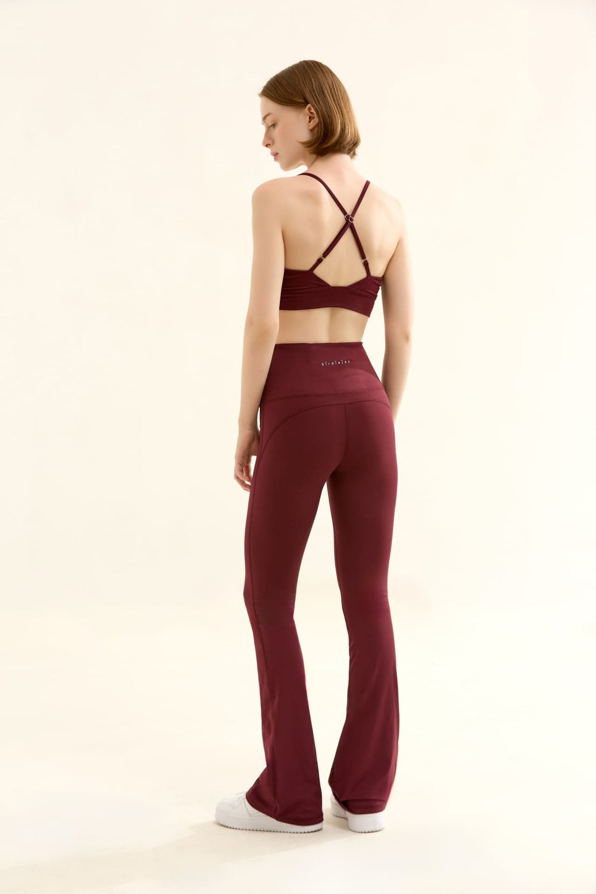 Triangle Spor ve Yoga Sütyeni, Bordo - 1